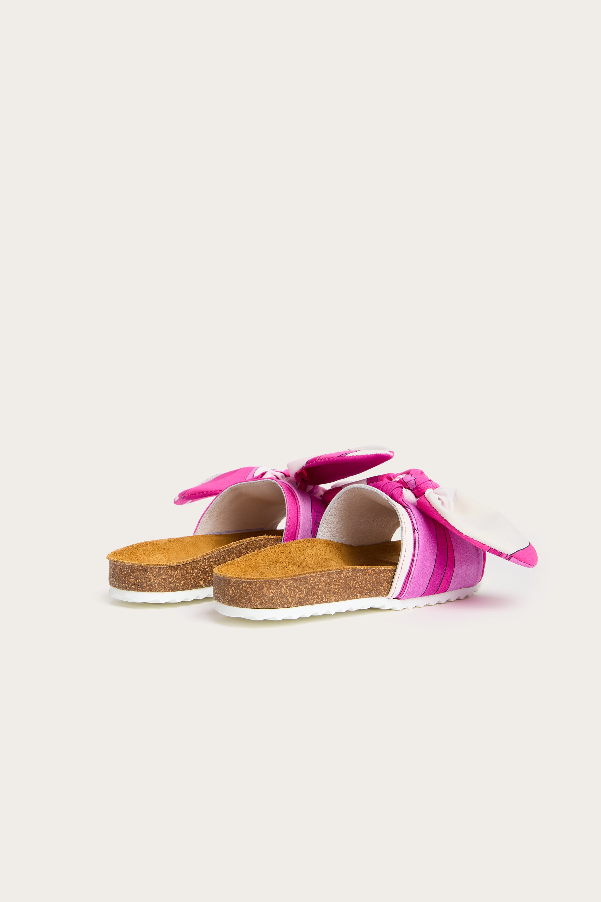 Emilio Pucci Shoes Sandales Onde coton viola/blanc 28