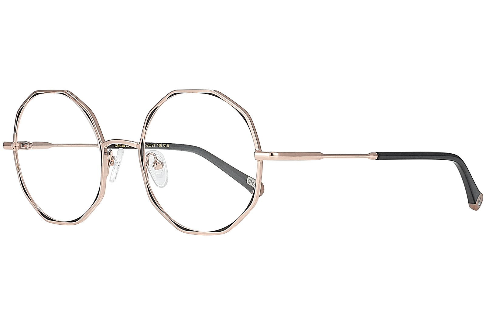 Clémence & Margaux L'Artista lunettes de vue Gris & Doré ronde