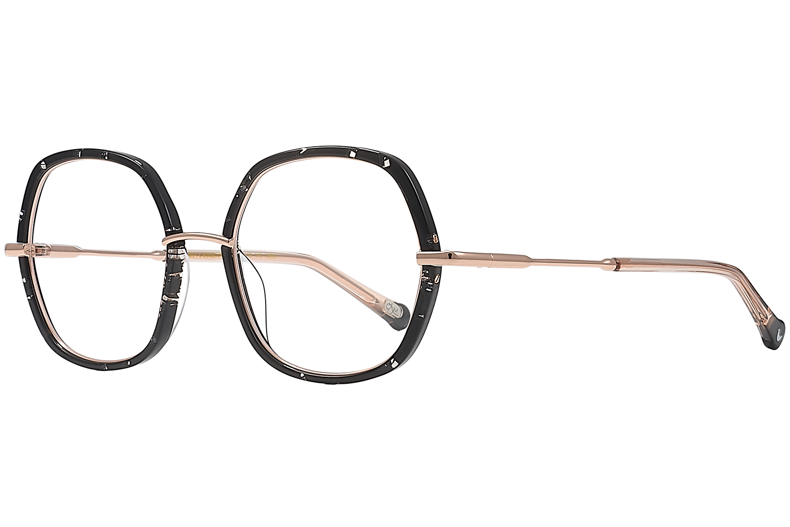 Clémence & Margaux L'Essentiel lunettes de vue moucheté noir