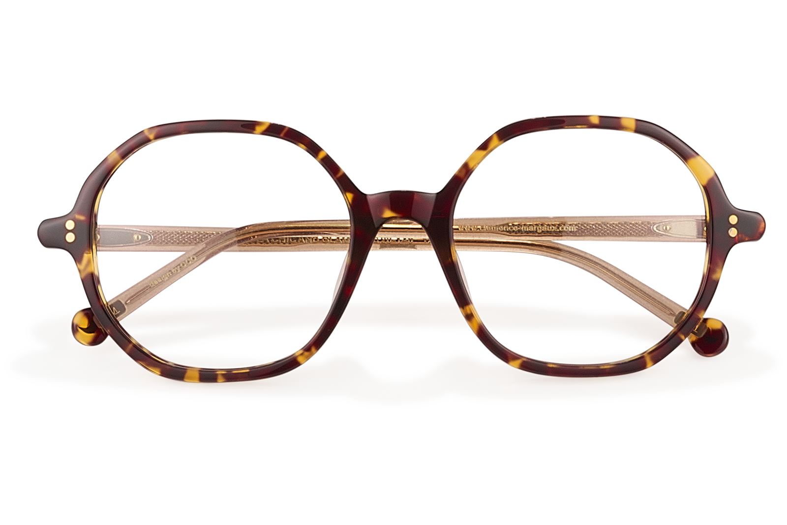 Clémence & Margaux La Chic And Glam lunettes de vue Noir forme tonneau