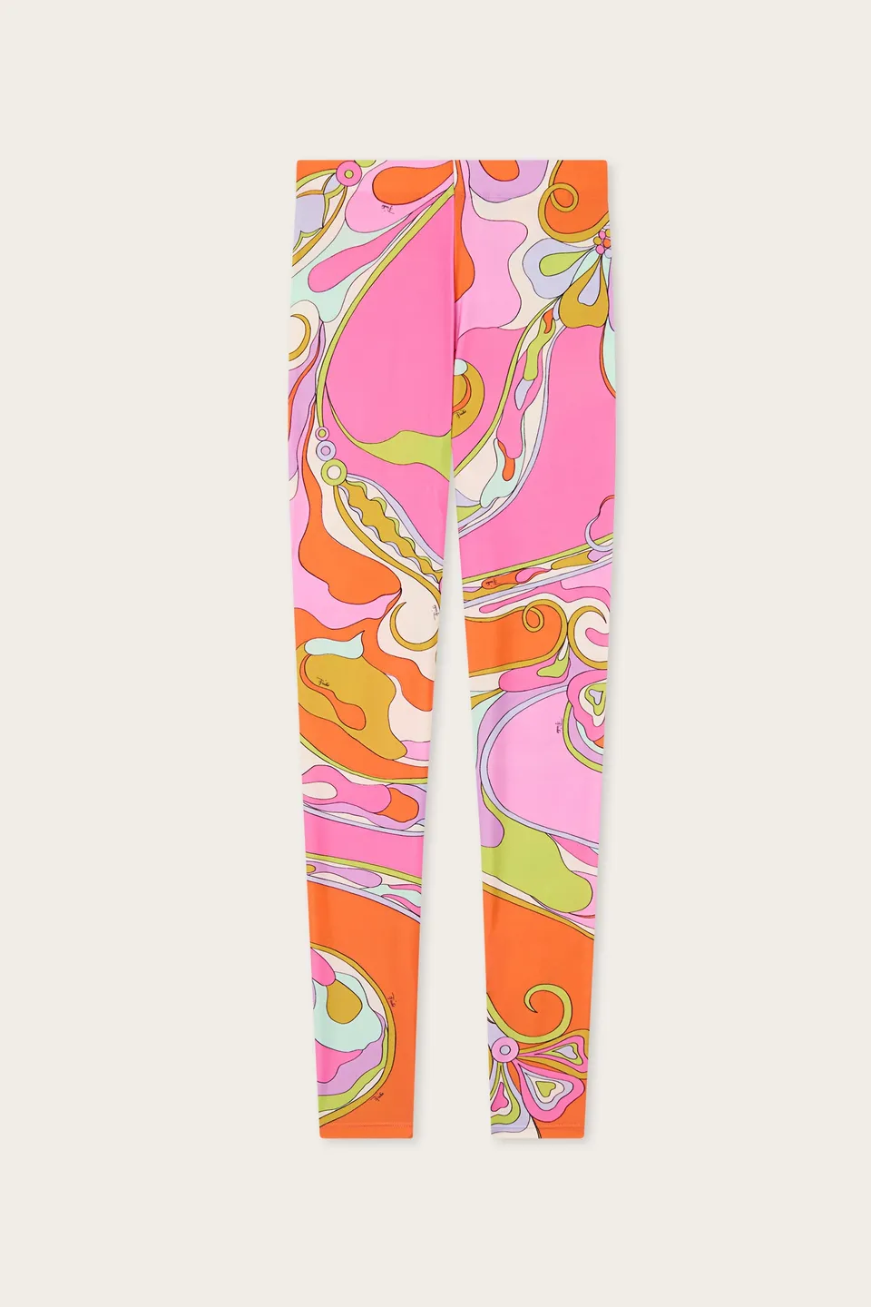 Emilio Pucci Leggings Orchidee legging lycra multicolore zip