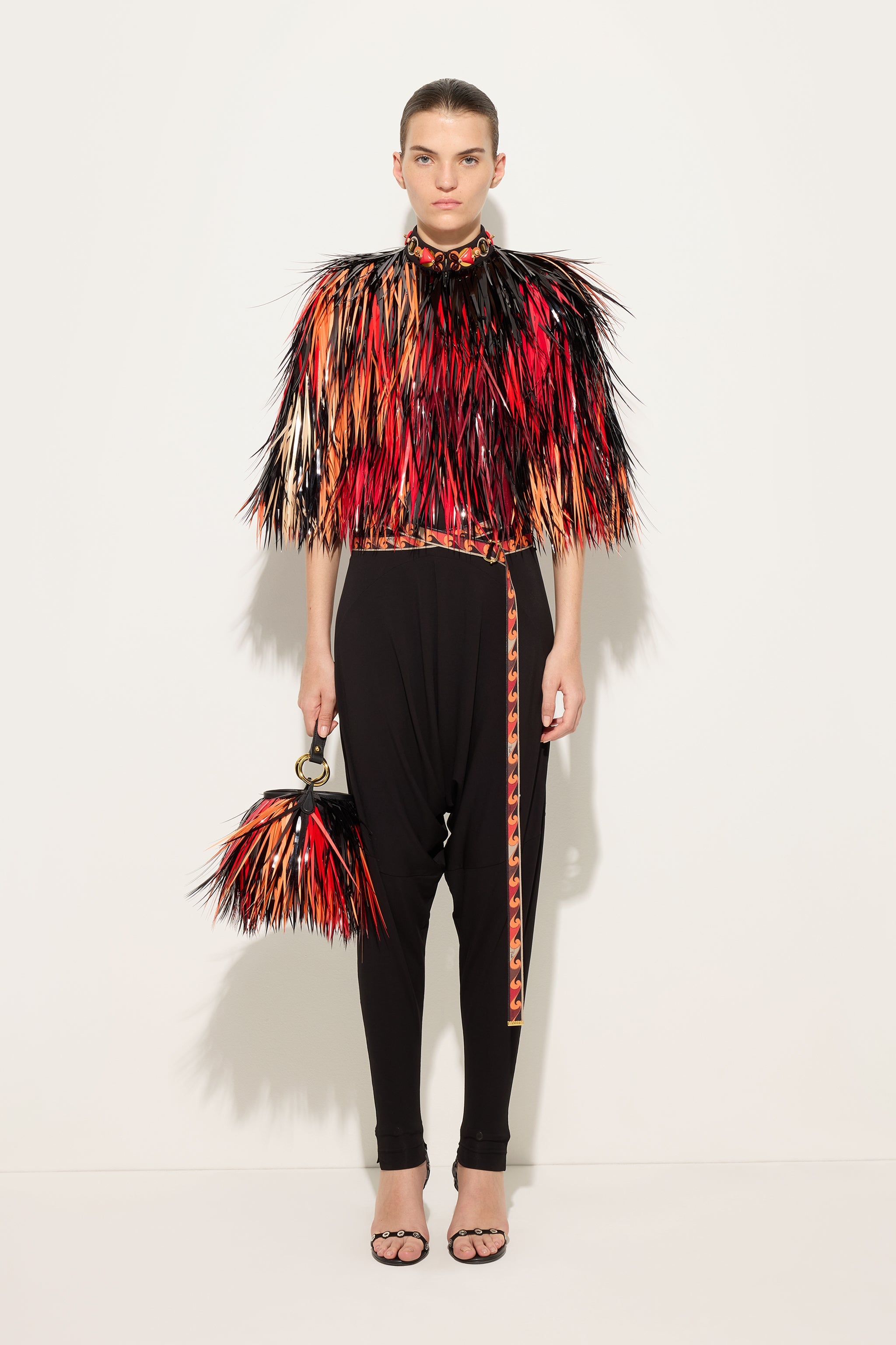 Emilio Pucci Jackets Giacca Ricamata veste noire paillettes