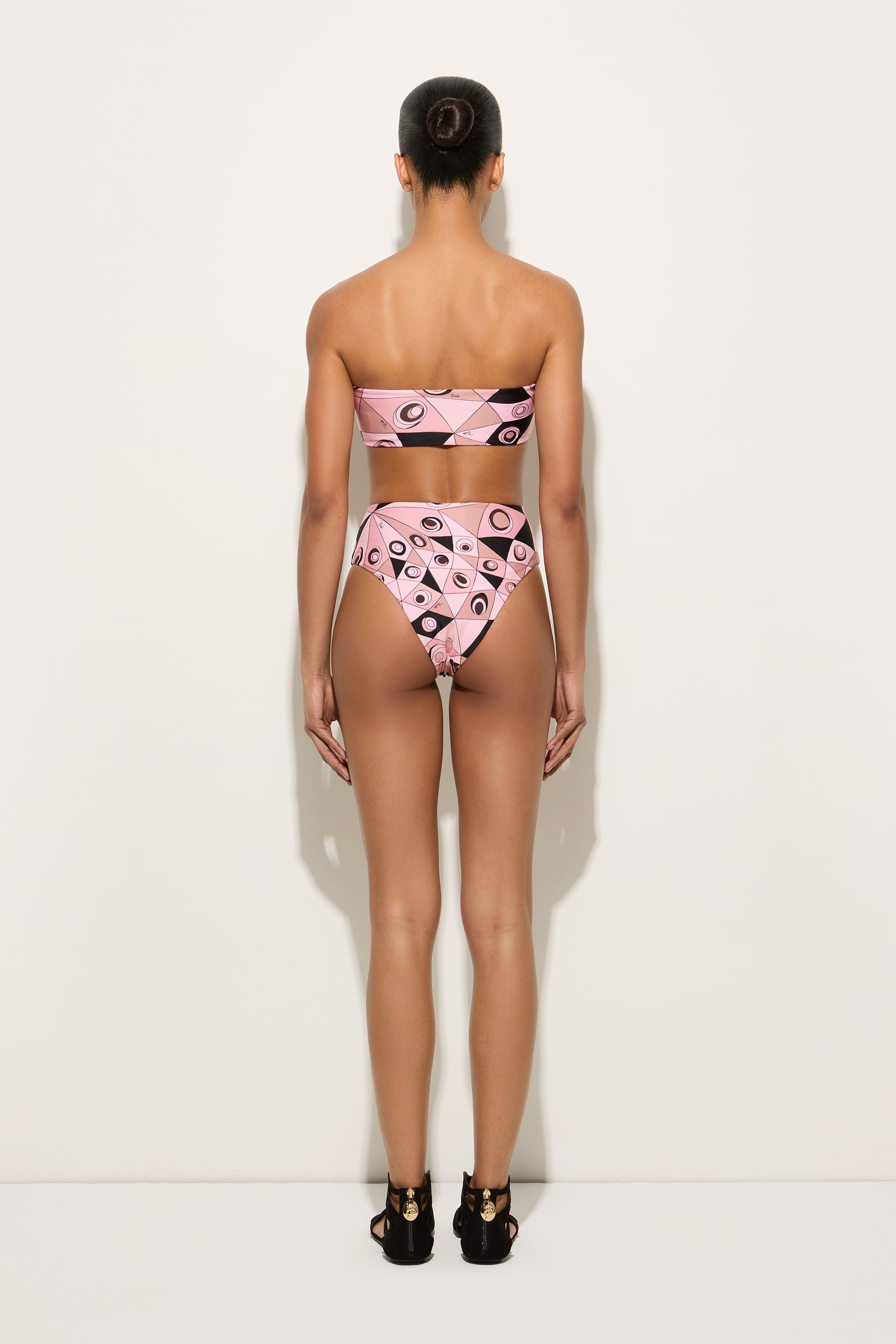 Emilio Pucci Occhi haut bikini nude XS