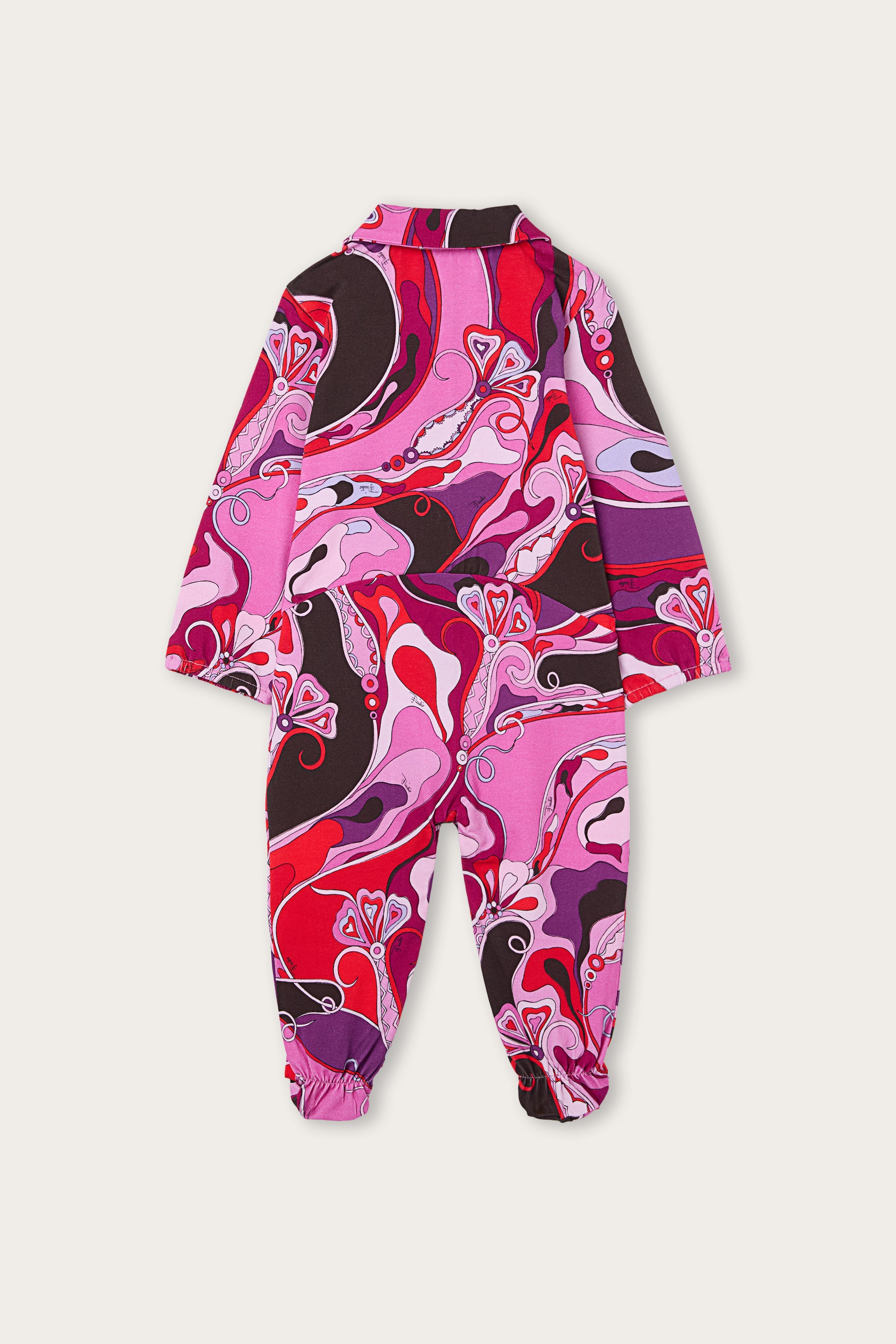 Emilio Pucci Orchidee coffret naissance coton fuxia 2 pcs