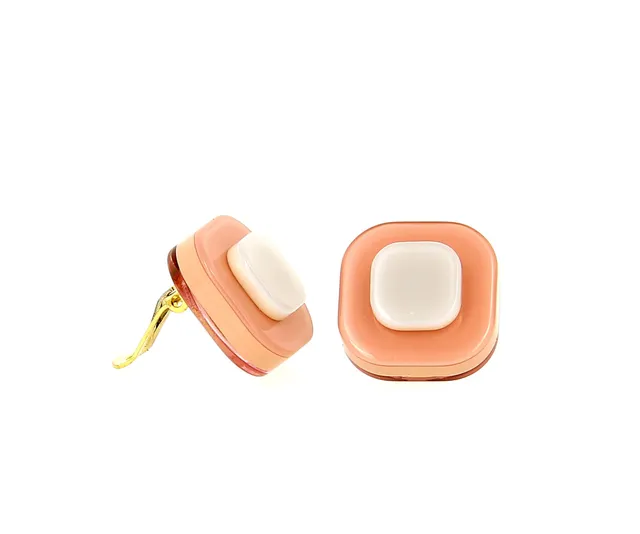 Xavier Derome BO 03 C180-125 boucles clips dorés acétate