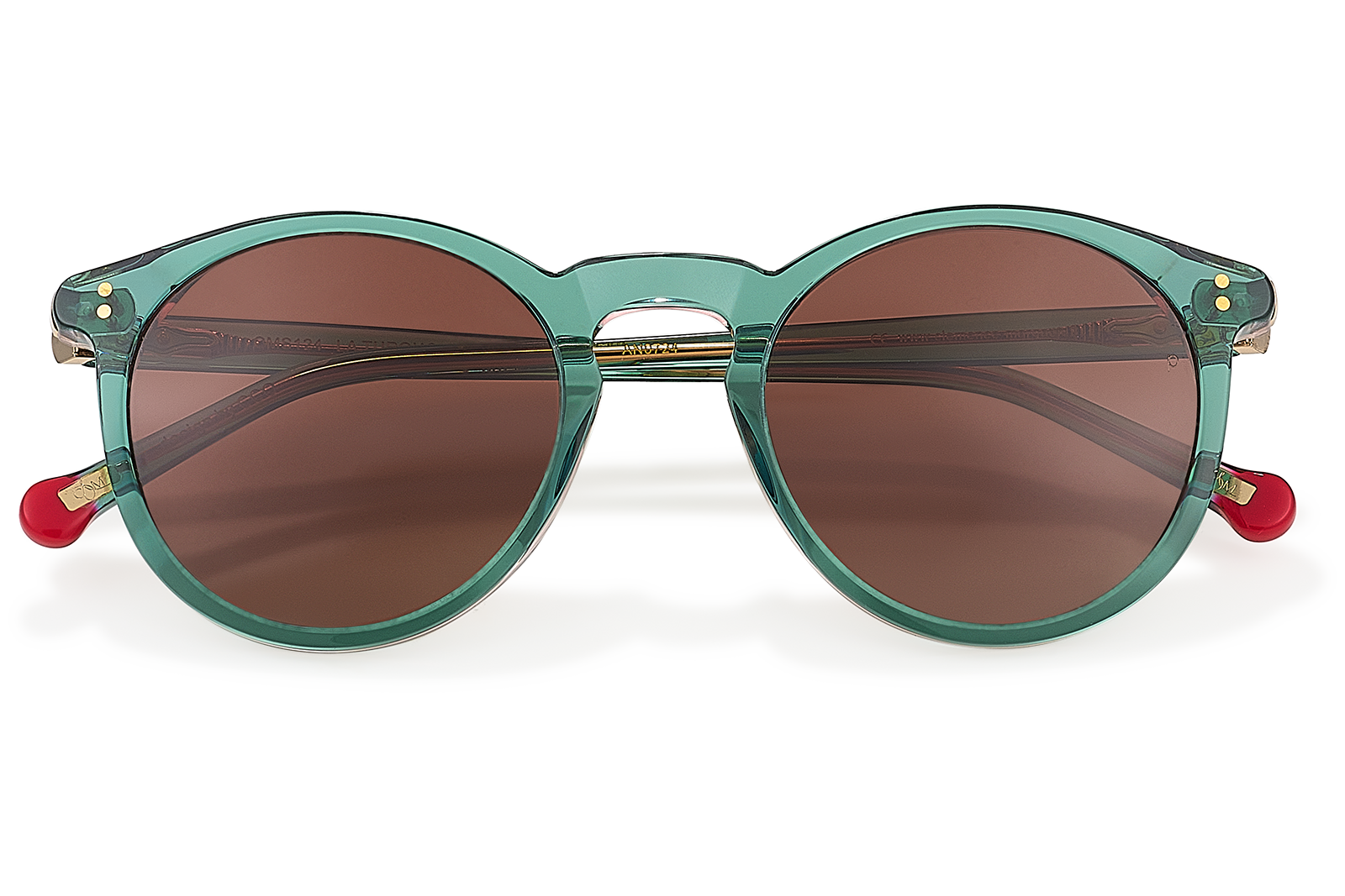Clémence & Margaux Turquoise lunettes de soleil noir polarisé
