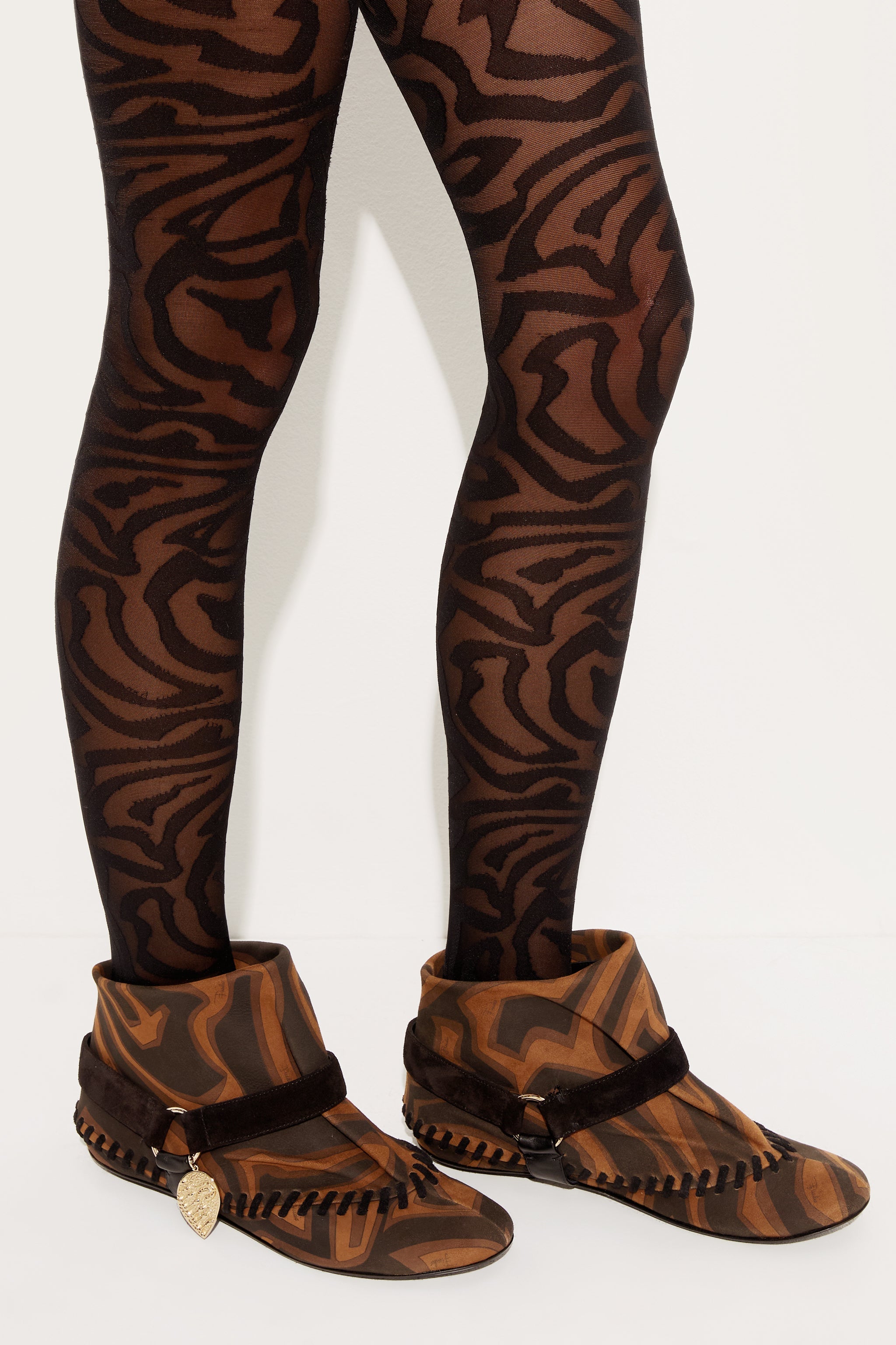 Emilio Pucci Labirinto bottines noir or 38