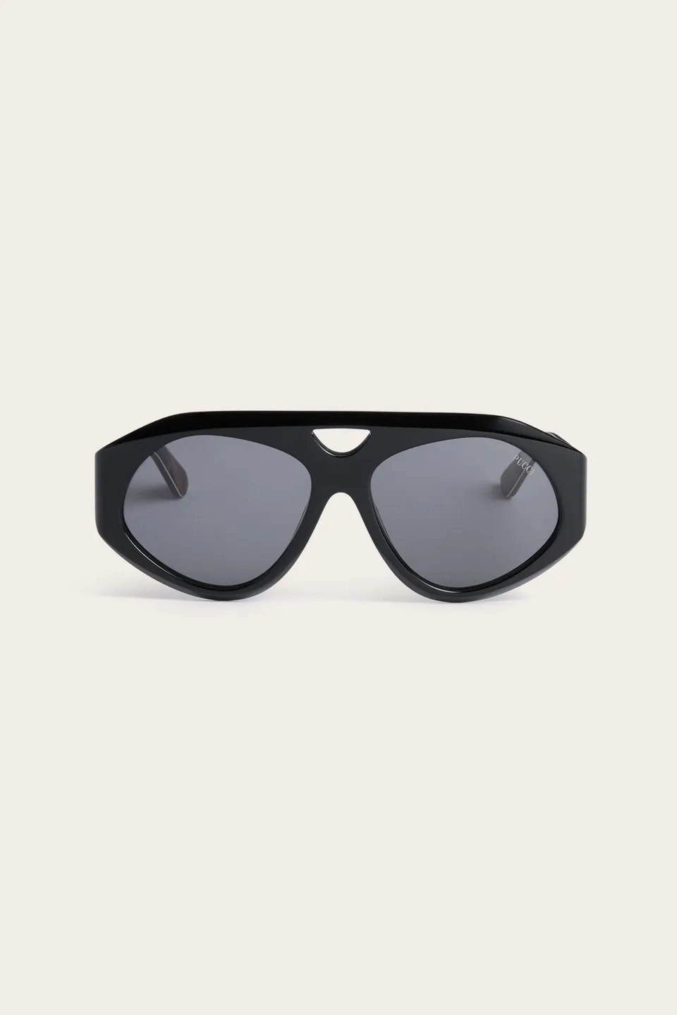 Emilio Pucci Navigator Lunettes de Soleil Black/Smoke