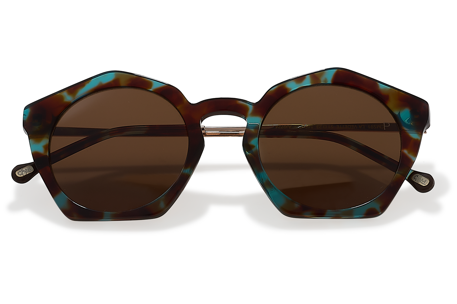 Clémence & Margaux La Vedette lunettes de soleil Brun & Bleu polarisé