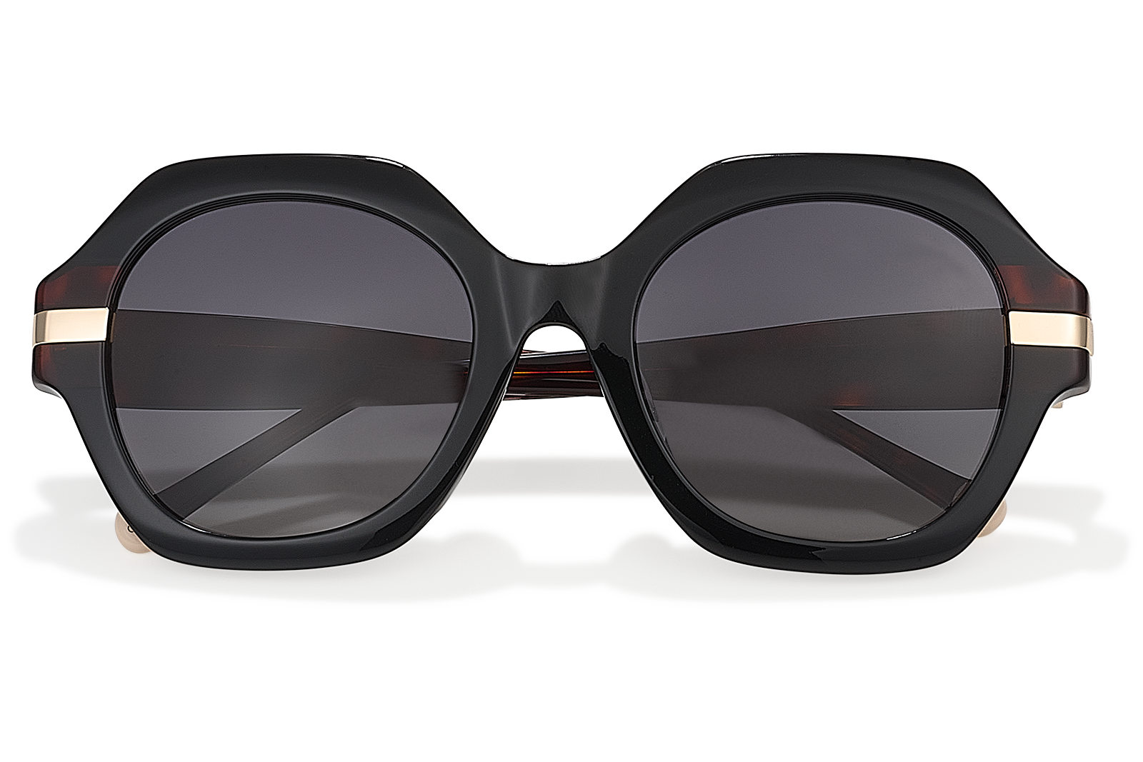 Clémence & Margaux La Honey lunettes de soleil Noir & Ecaille polarisé