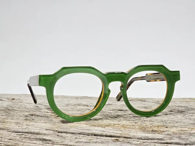Xavier Derome Generoso C309 lunettes de vue vertes écaille