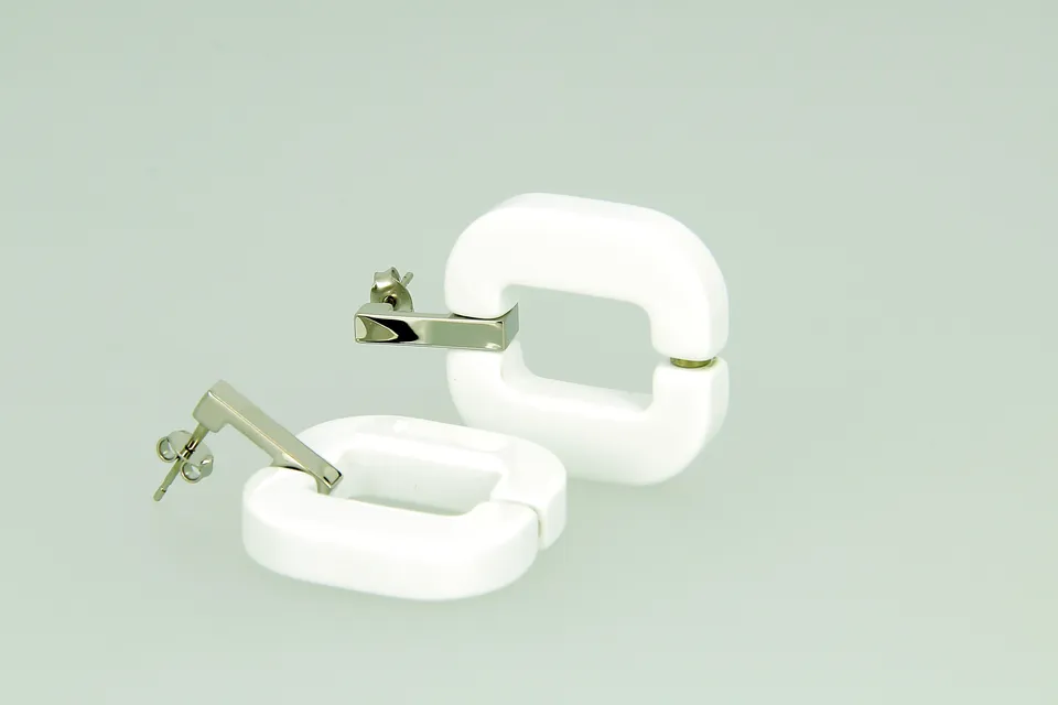 Xavier Derome BO 01 C30 boucles d'oreilles acétate