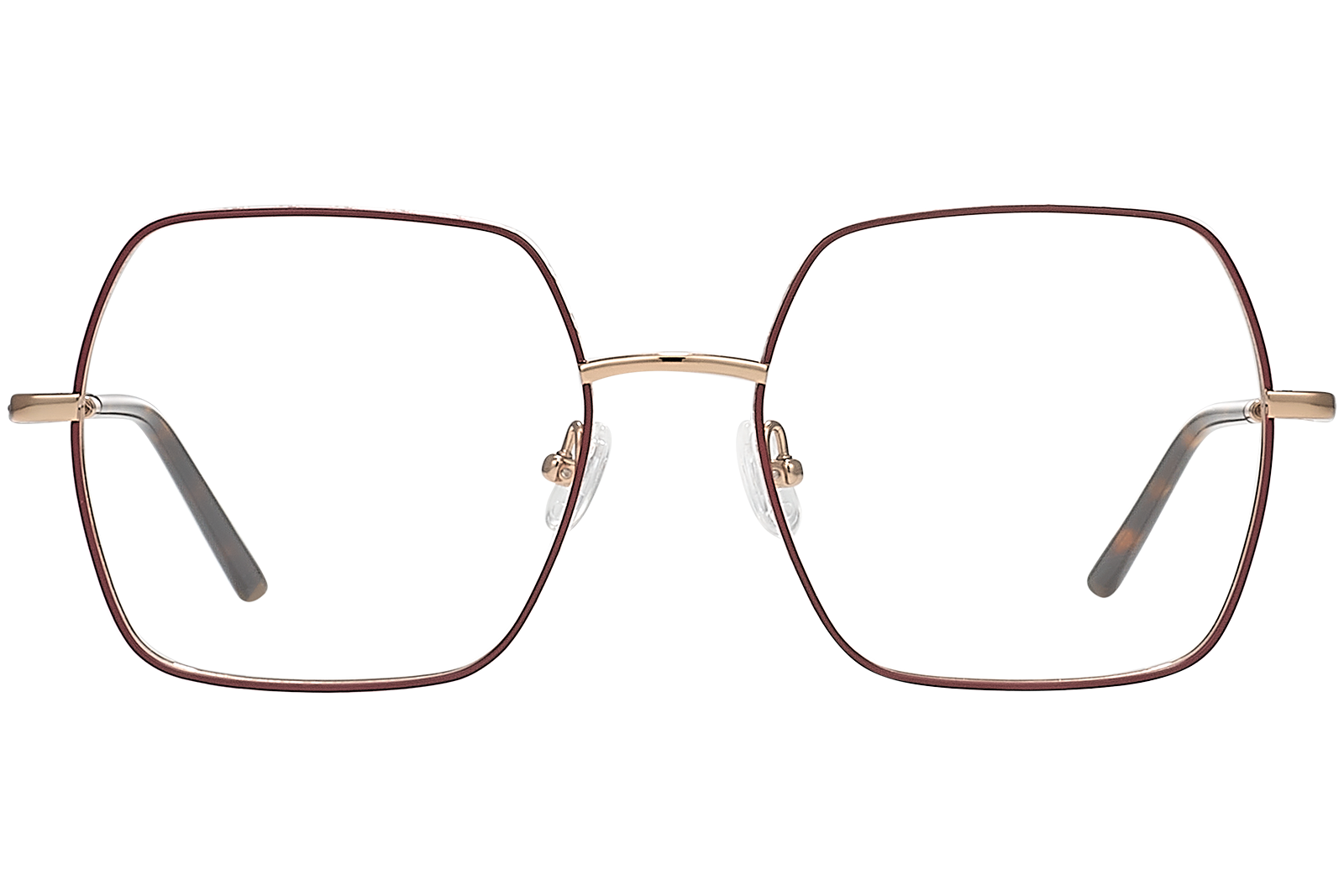 Clémence & Margaux L'Adagio lunettes de vue Doré élégante