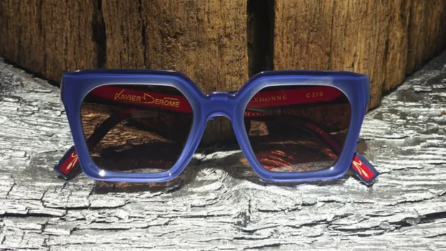 Xavier Derome Belledonne C273 Sun lunettes de soleil bleu