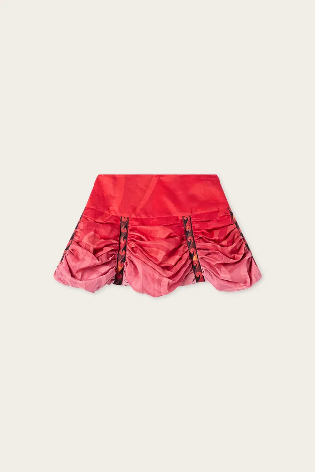 Emilio Pucci Marmo jupe ramie dégradé taille 38