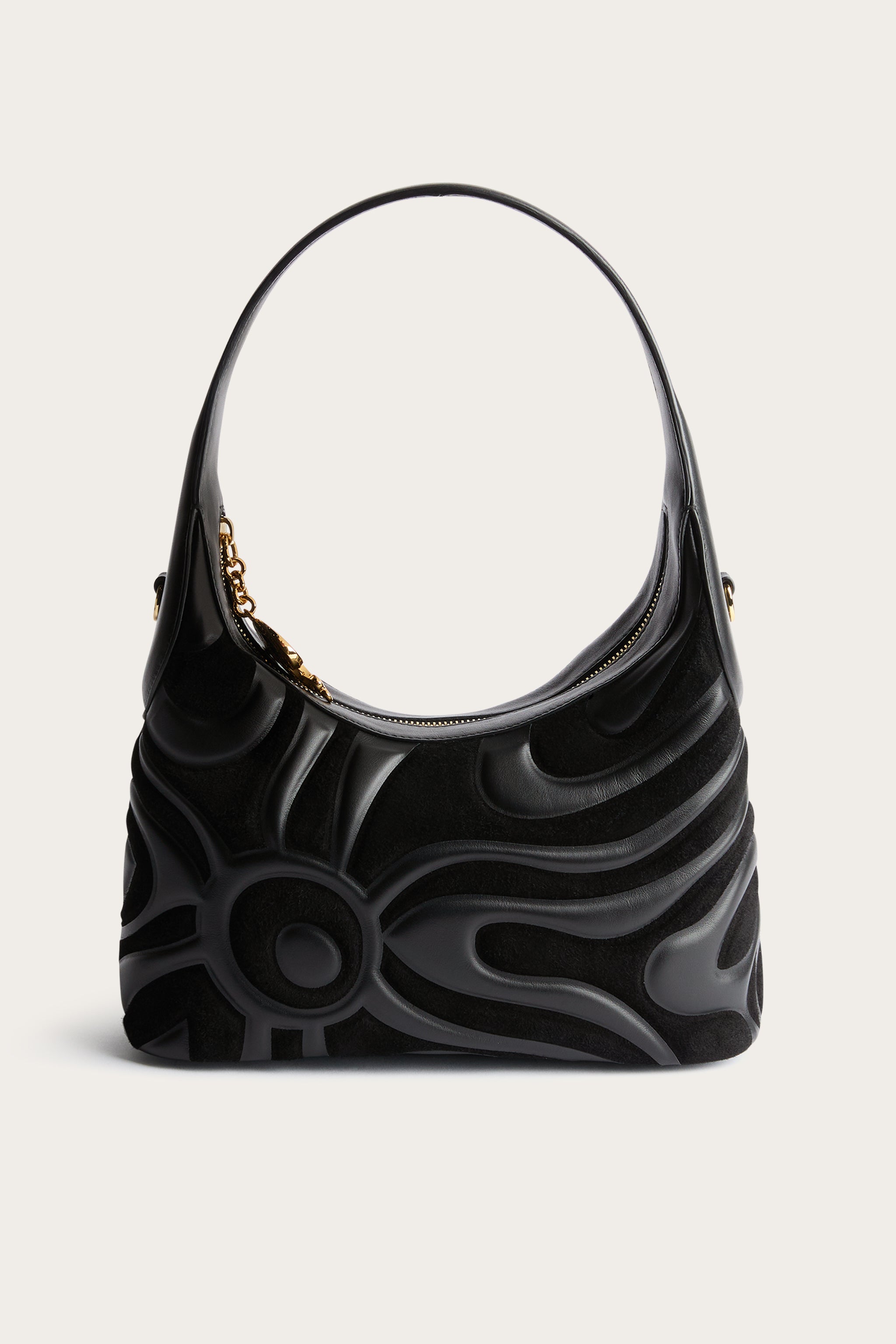 Emilio Pucci Hobo Marmo sac cuir noir
