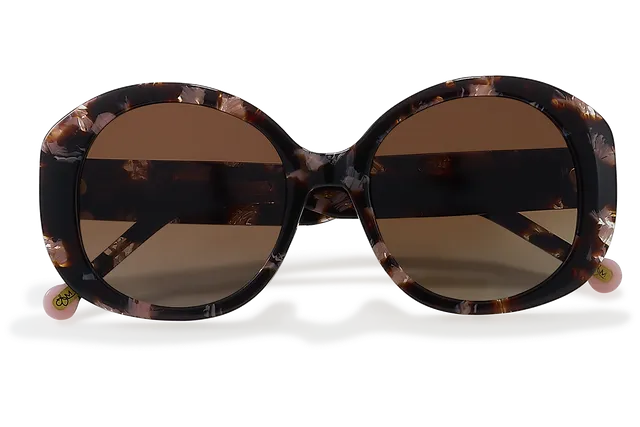 Clémence & Margaux Solaires Anafi lunettes de soleil Marbré Rose polarisé