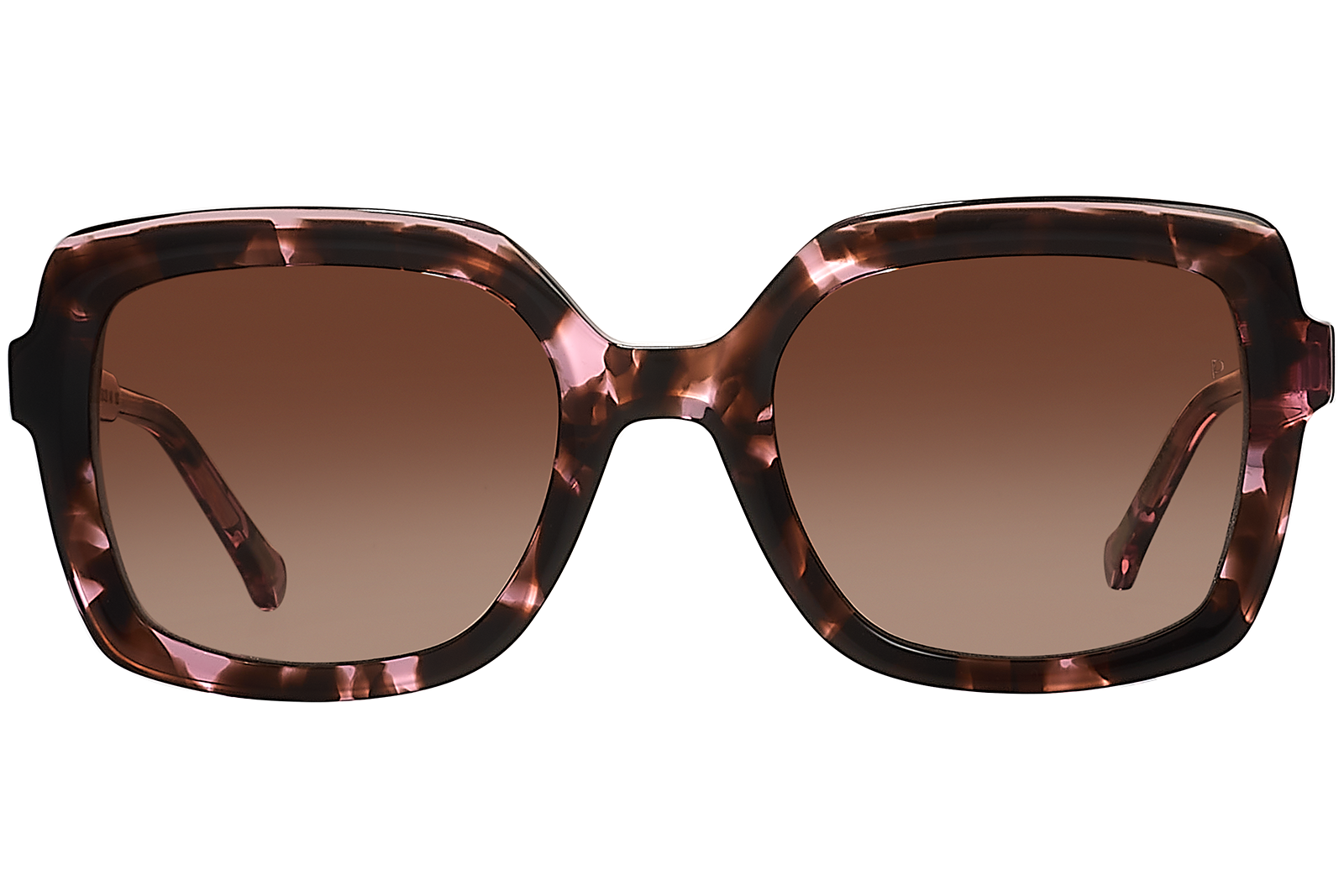 Clémence & Margaux L'Etudiante lunettes de soleil noir écaille carrée