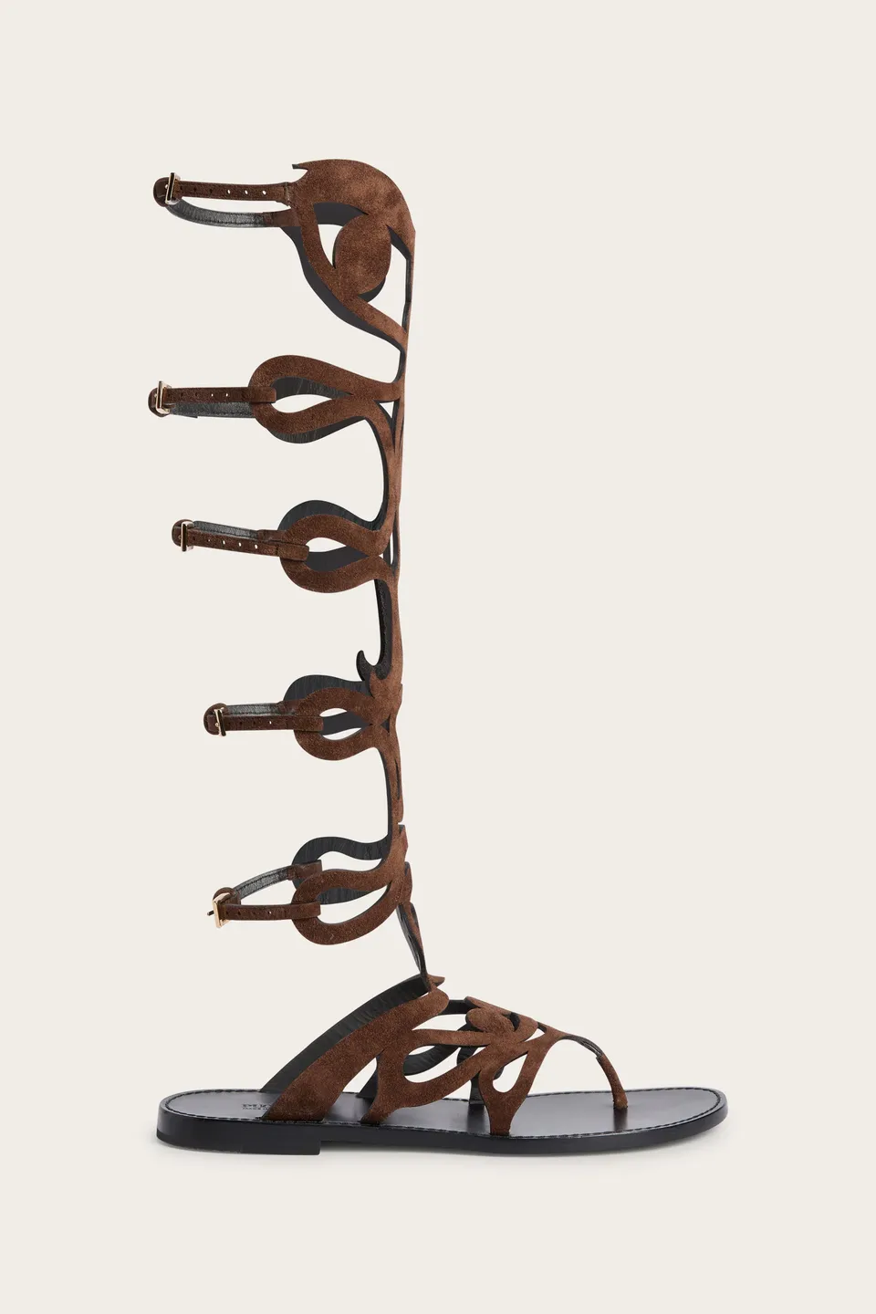 Emilio Pucci Shoes sandales gladiateur chocolat daim 36-41