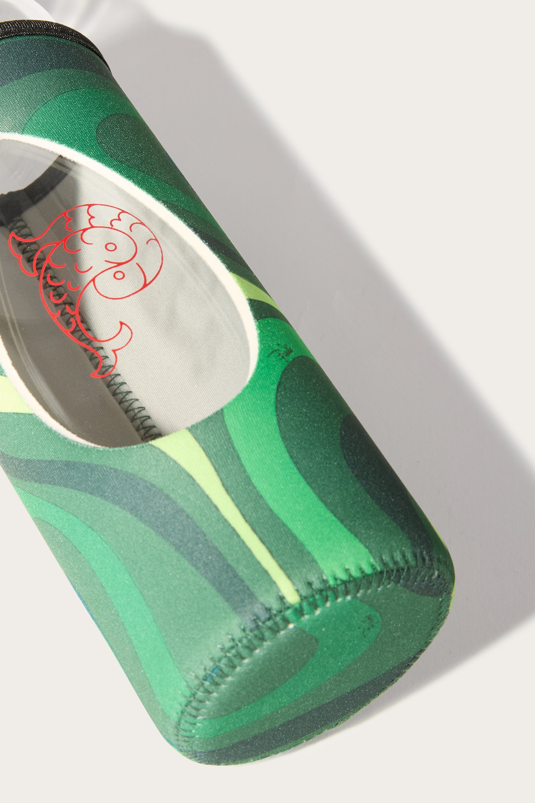 Emilio Pucci Marmo gourde verre verte housse imprimé