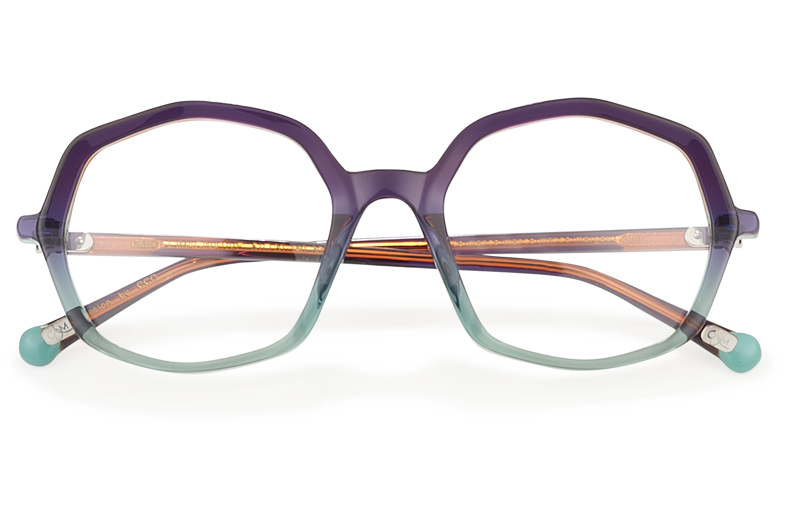 Clémence & Margaux L'Imaginative lunettes de vue Dégradé de Bleu