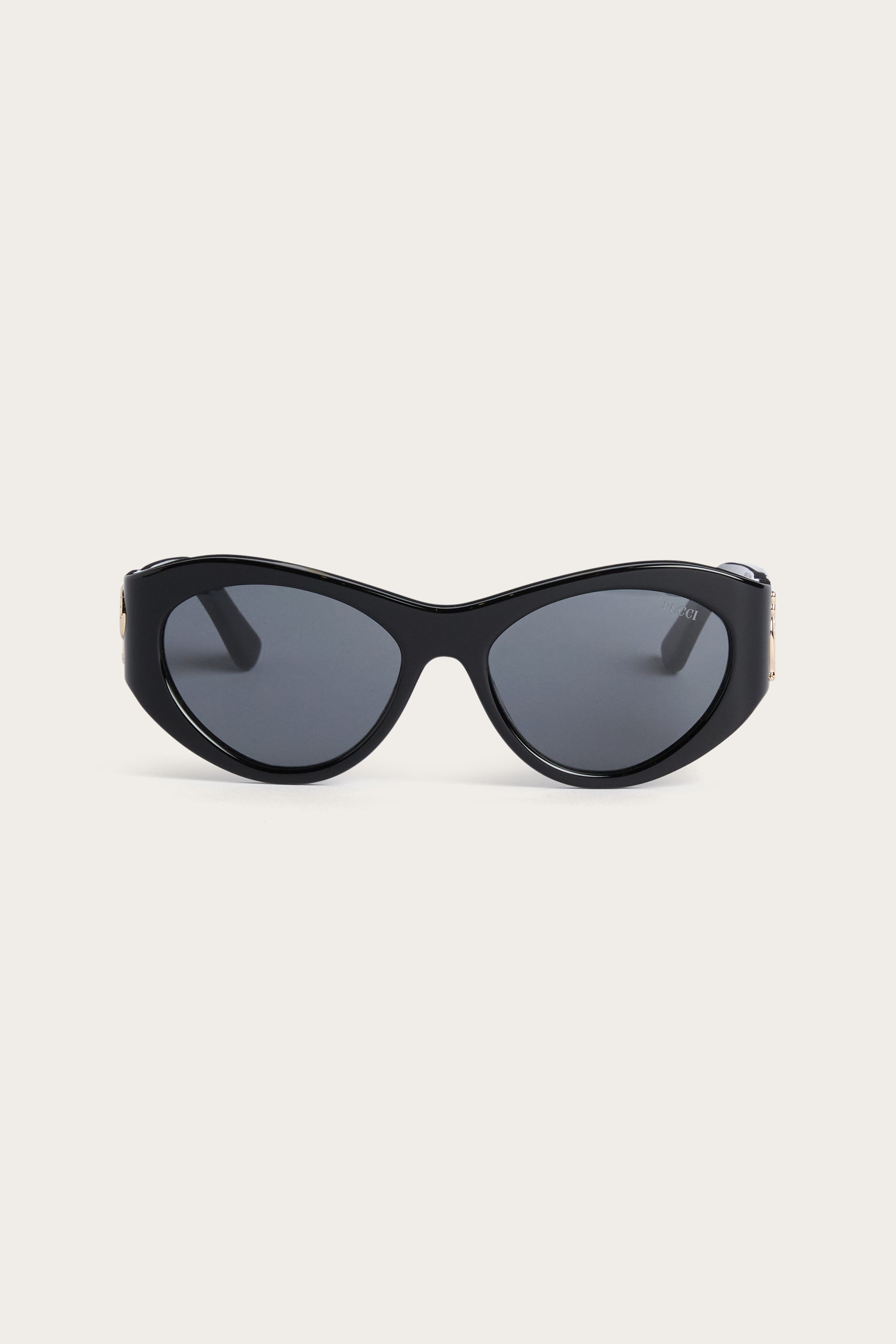 Emilio Pucci Cat-Eye lunettes de soleil noir fumé