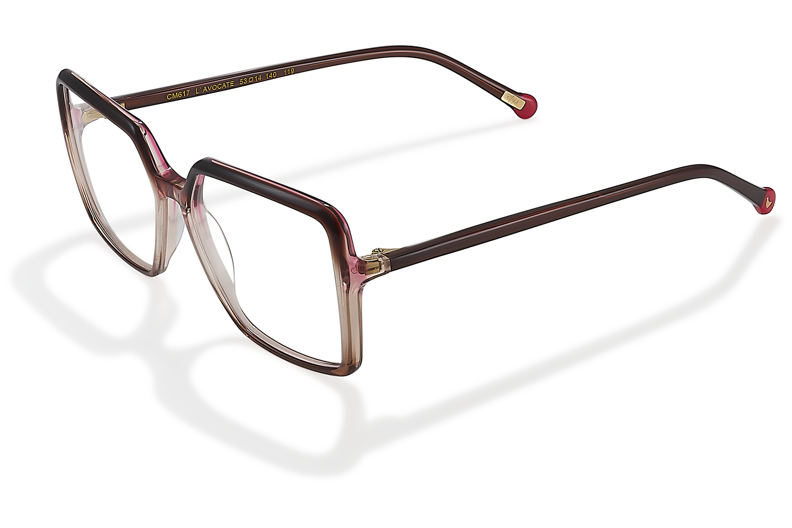 Clémence & Margaux Optiques L'Avocate lunettes de vue Noir carrée