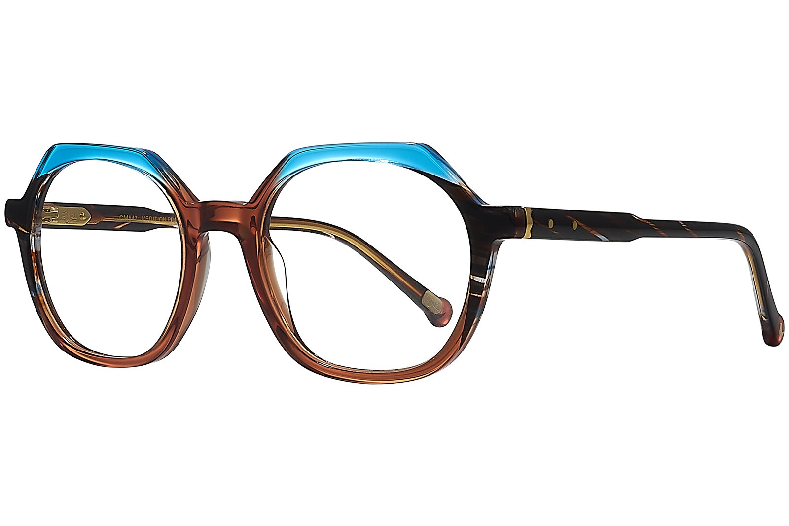 Clémence & Margaux L'Edition Privée lunettes de vue écaille damier