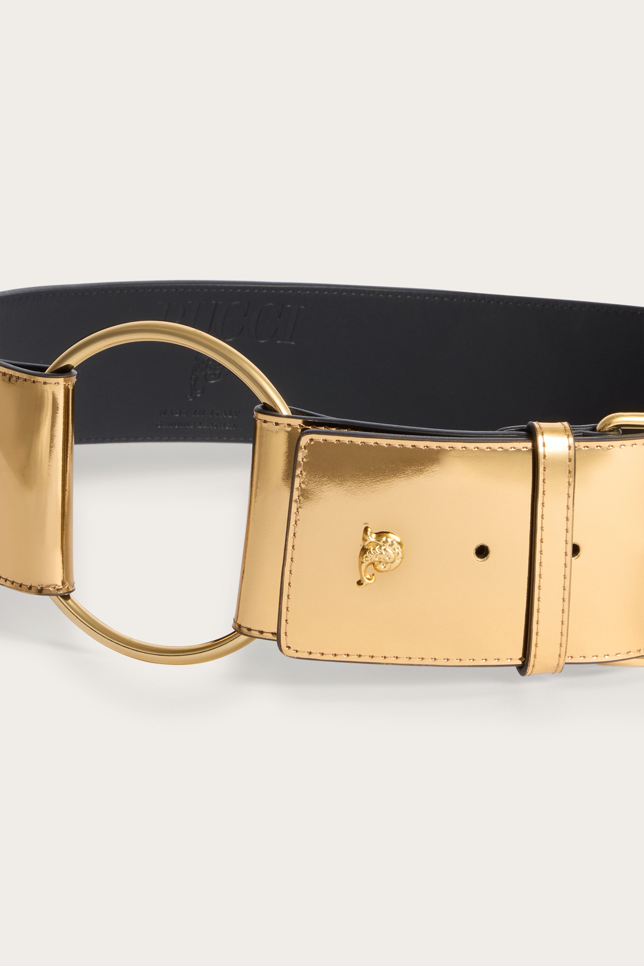Emilio Pucci Ceinture Cuir ceinture femme or