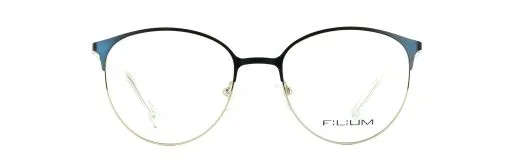 Filium FI 2007 BLDO lunettes de vue ronde bleu or