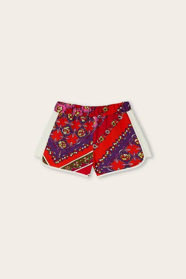 Emilio Pucci Short Festa Enfant Multicolore Coton