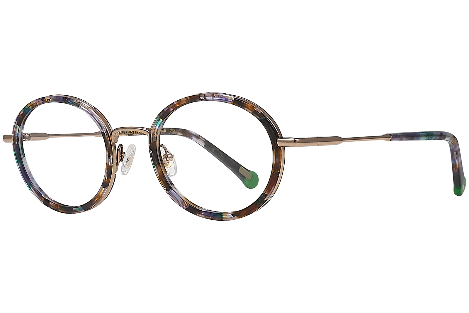 Clémence & Margaux La Stylée lunettes de vue Noir & Doré femme chic