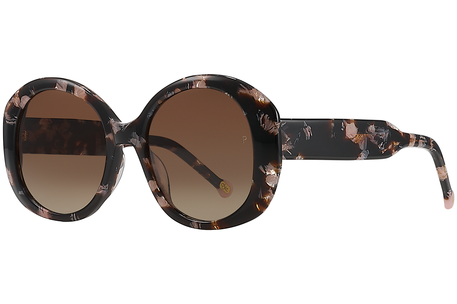 Clémence & Margaux Solaires Anafi lunettes de soleil Marbré Rose polarisé