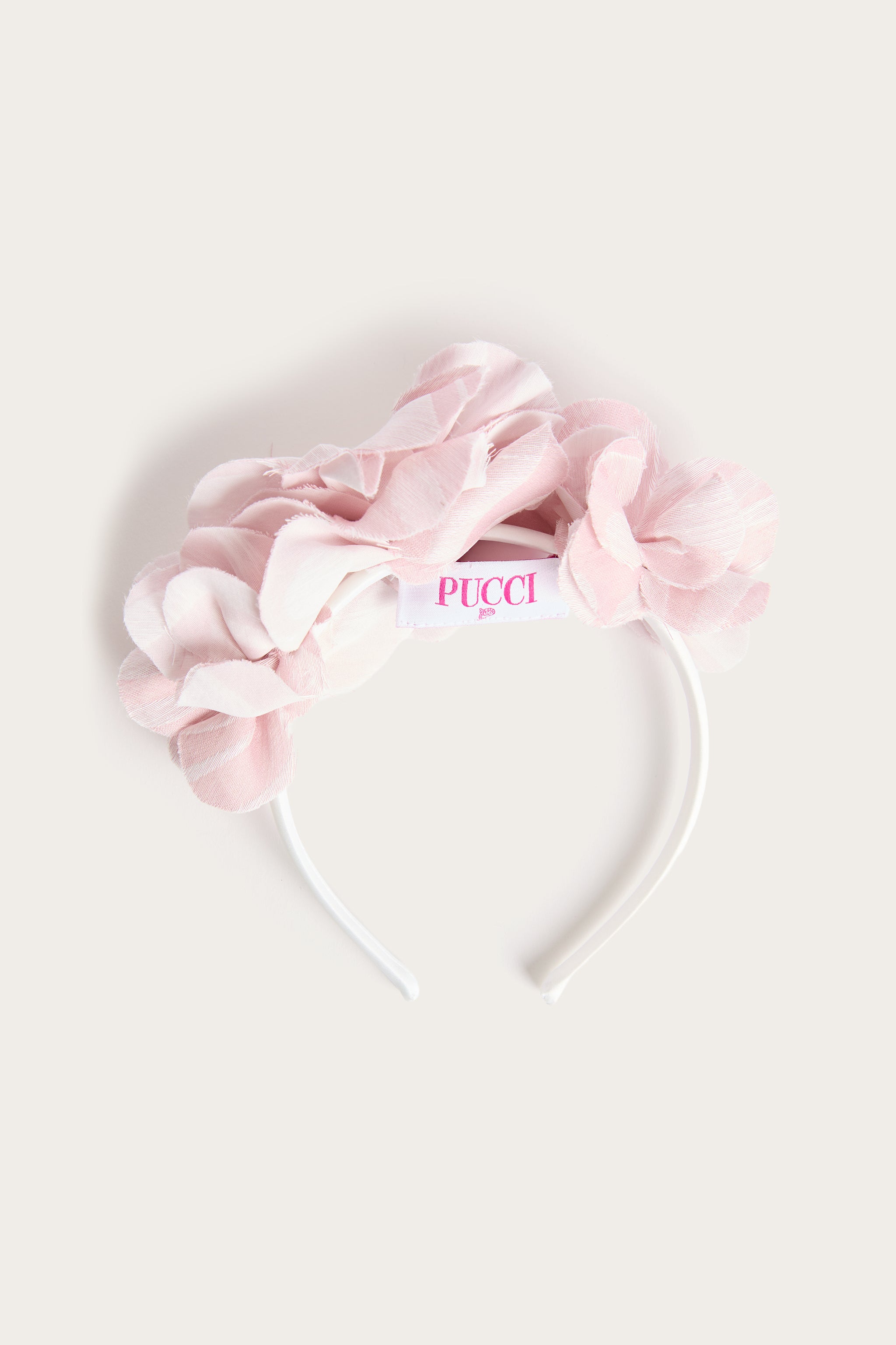 Emilio Pucci Marmo serre-tete rose OS