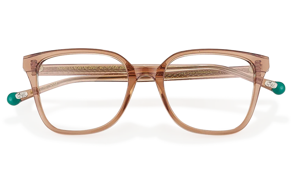 Clémence & Margaux La Nostal-Chic lunettes de vue Rose Nude carré