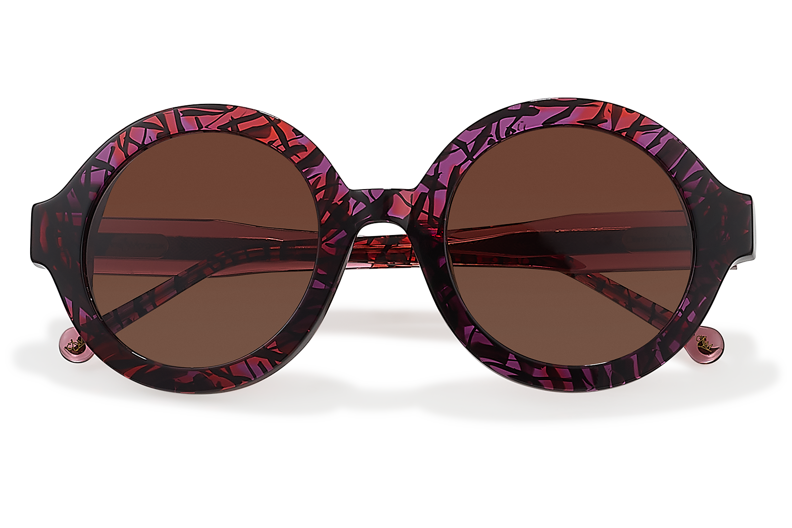 Clémence & Margaux La Miss Athènes lunettes de soleil Noir & Doré polarisé