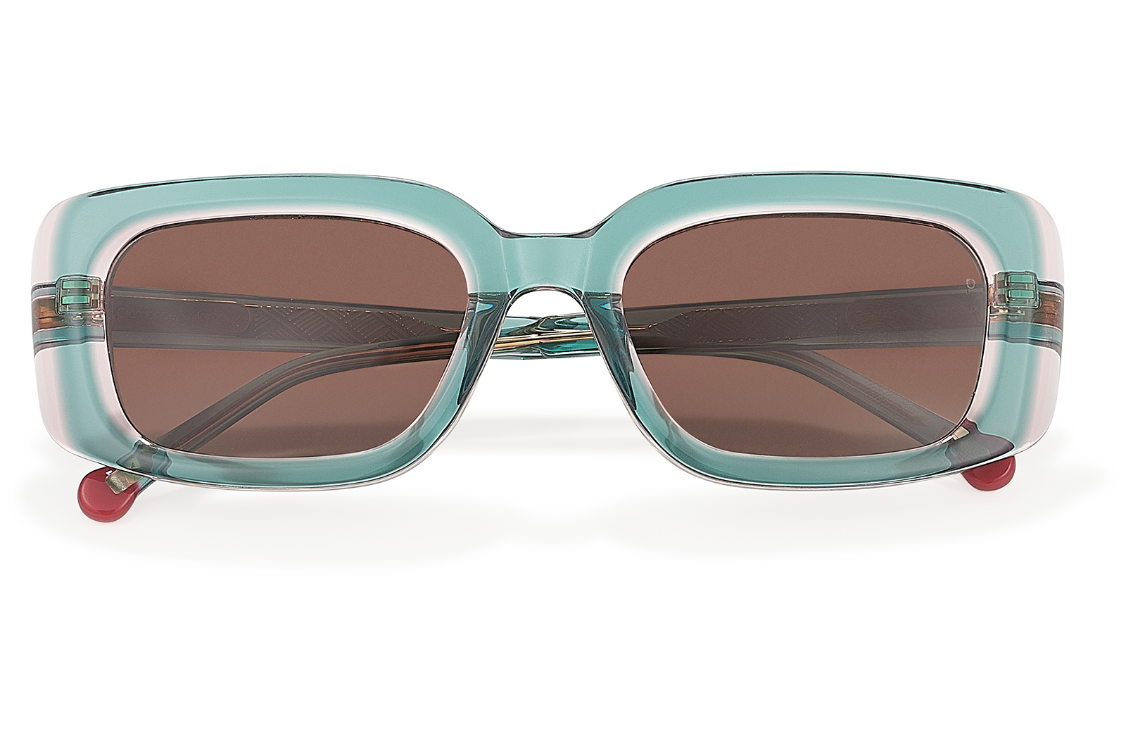 Clémence & Margaux L'Icône lunettes de soleil dégradé vert rose