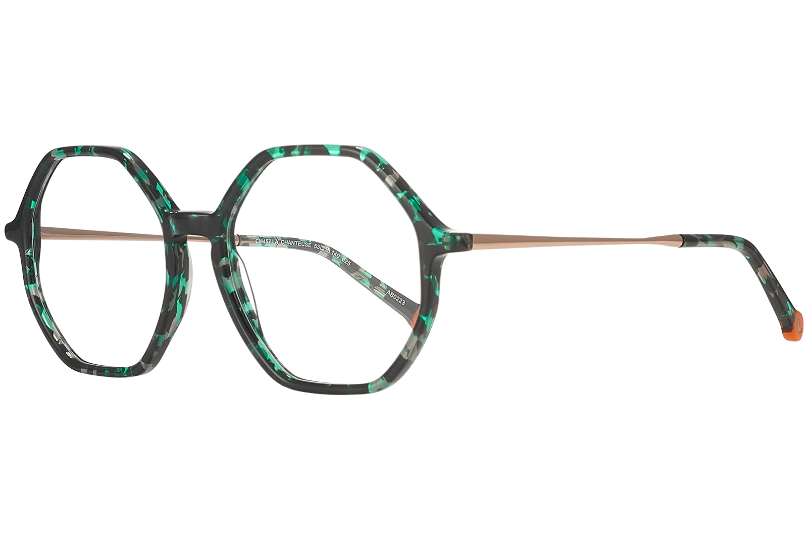 Clémence & Margaux La Chanteuse lunettes de vue Rouge hexagonale