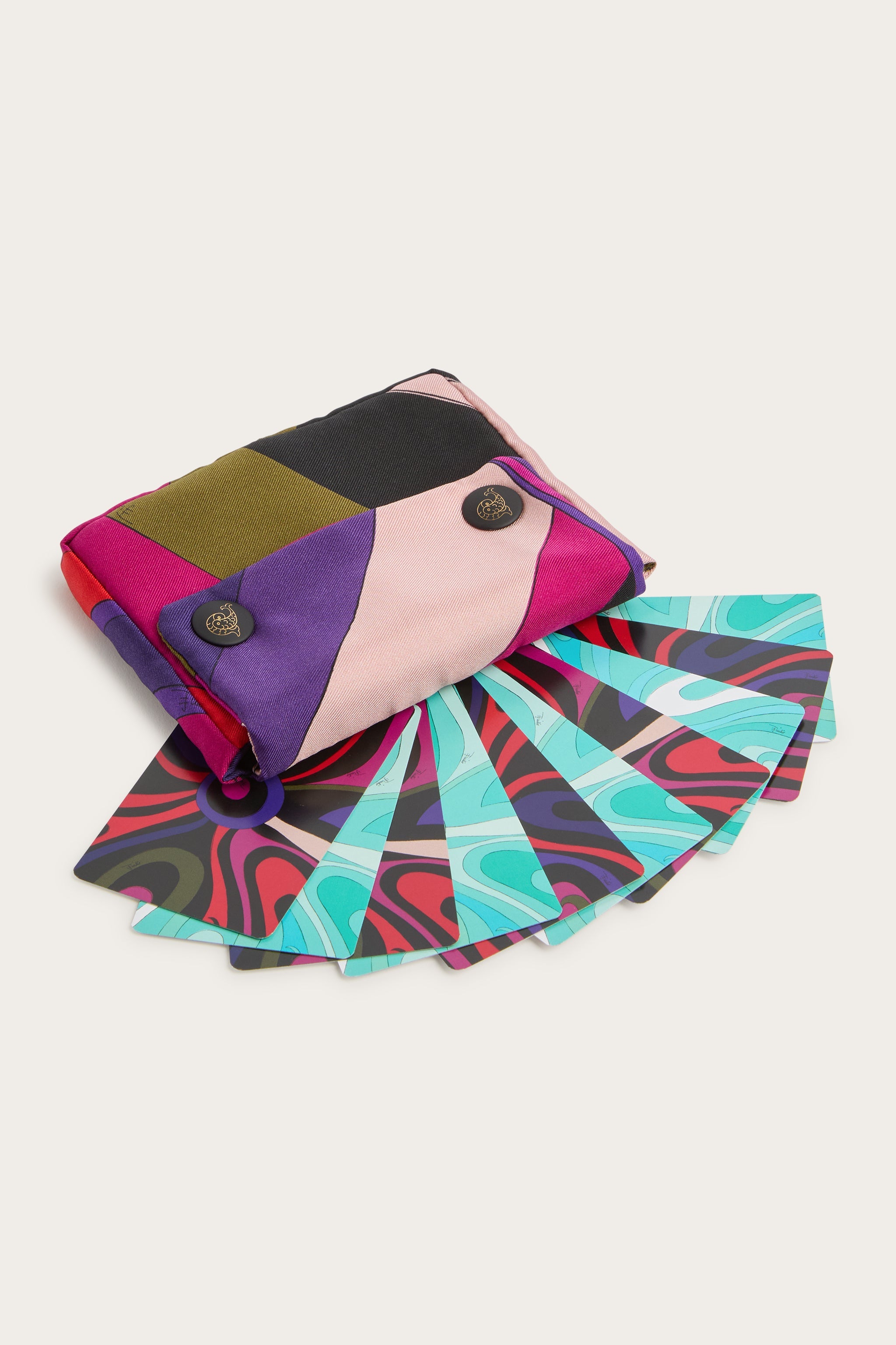 Emilio Pucci Marmo jeu de cartes multicolor