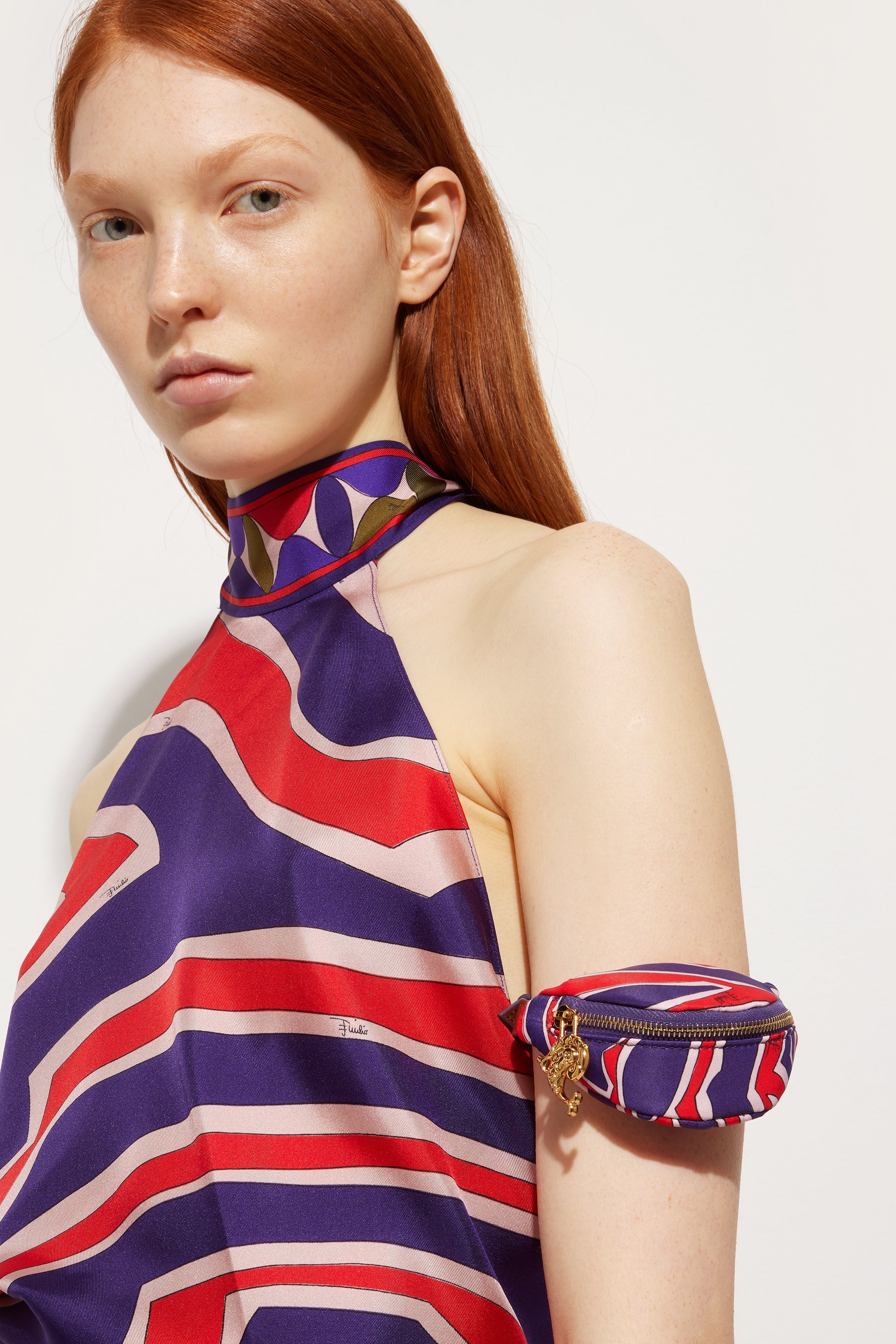 Emilio Pucci Yummy Porte-Monnaie Nylon Multicolore