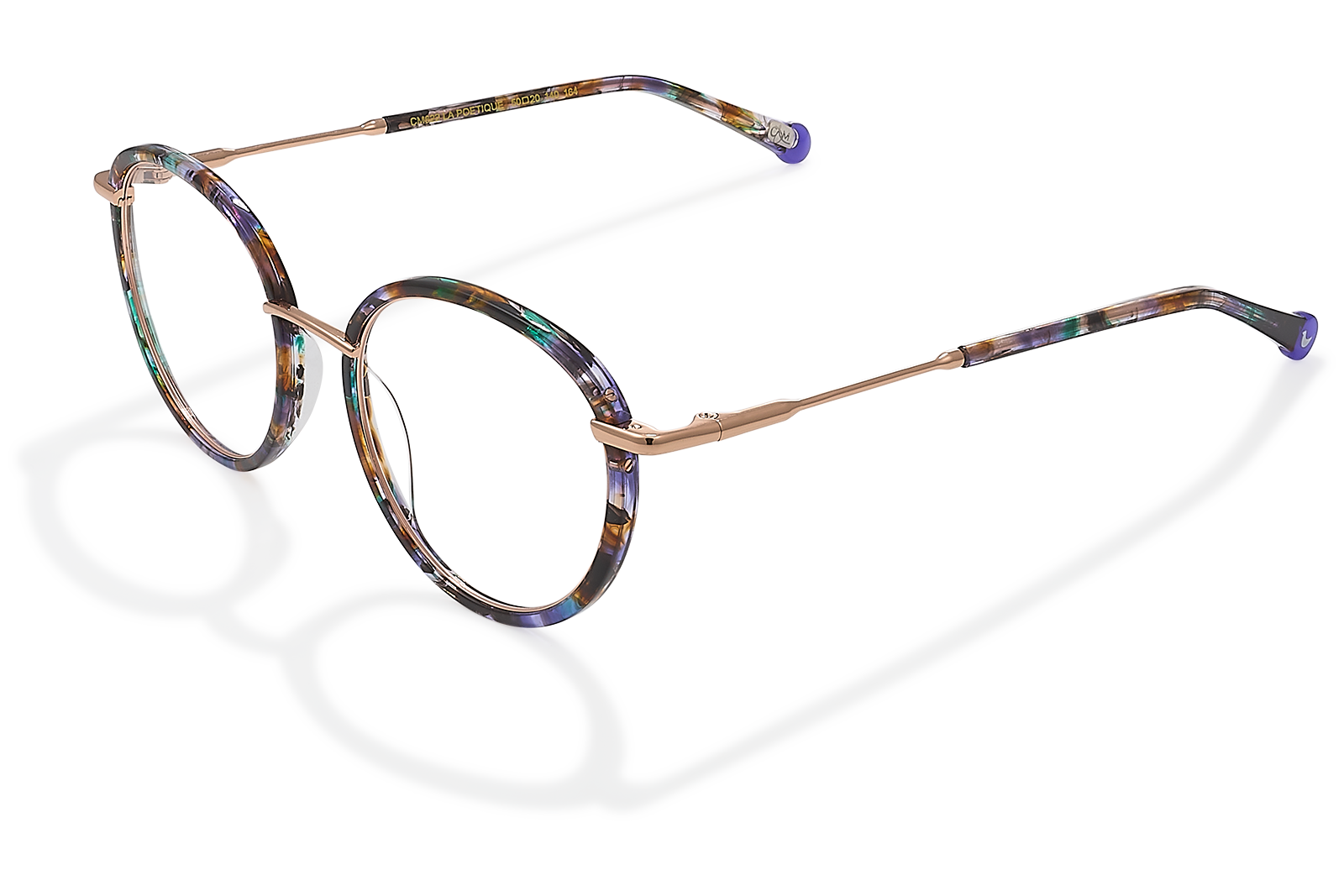 Clémence & Margaux La Poétique lunettes de vue Noir & Blanc pantos