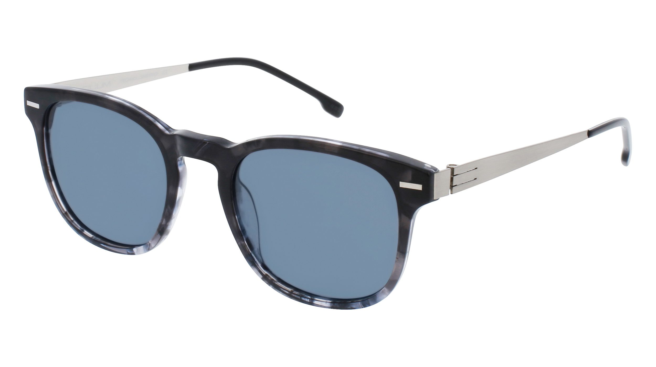 Filium FI S2211 Gris lunettes de soleil carrées écaille grise