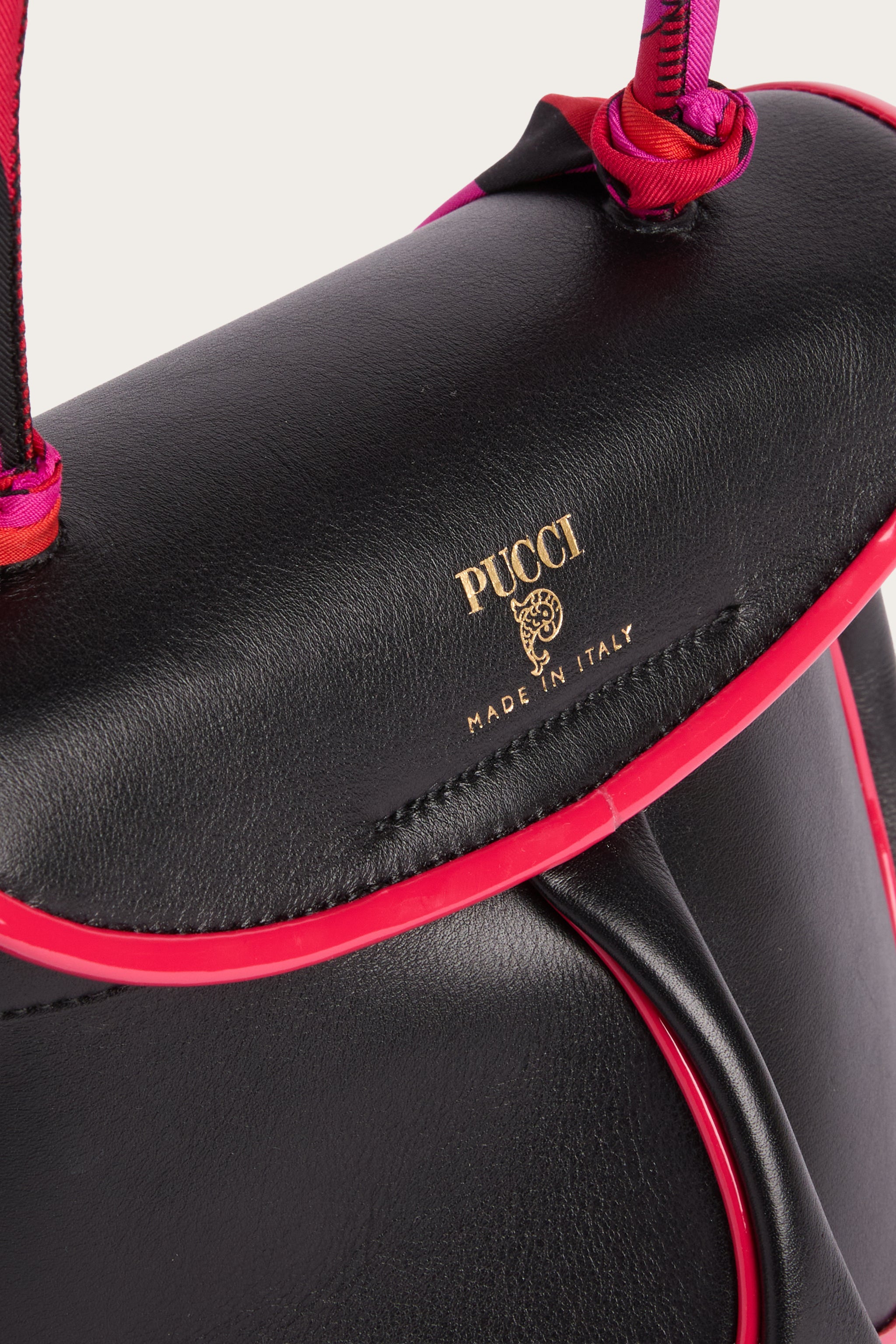 Emilio Pucci La Pupa sac hobo noir cuir