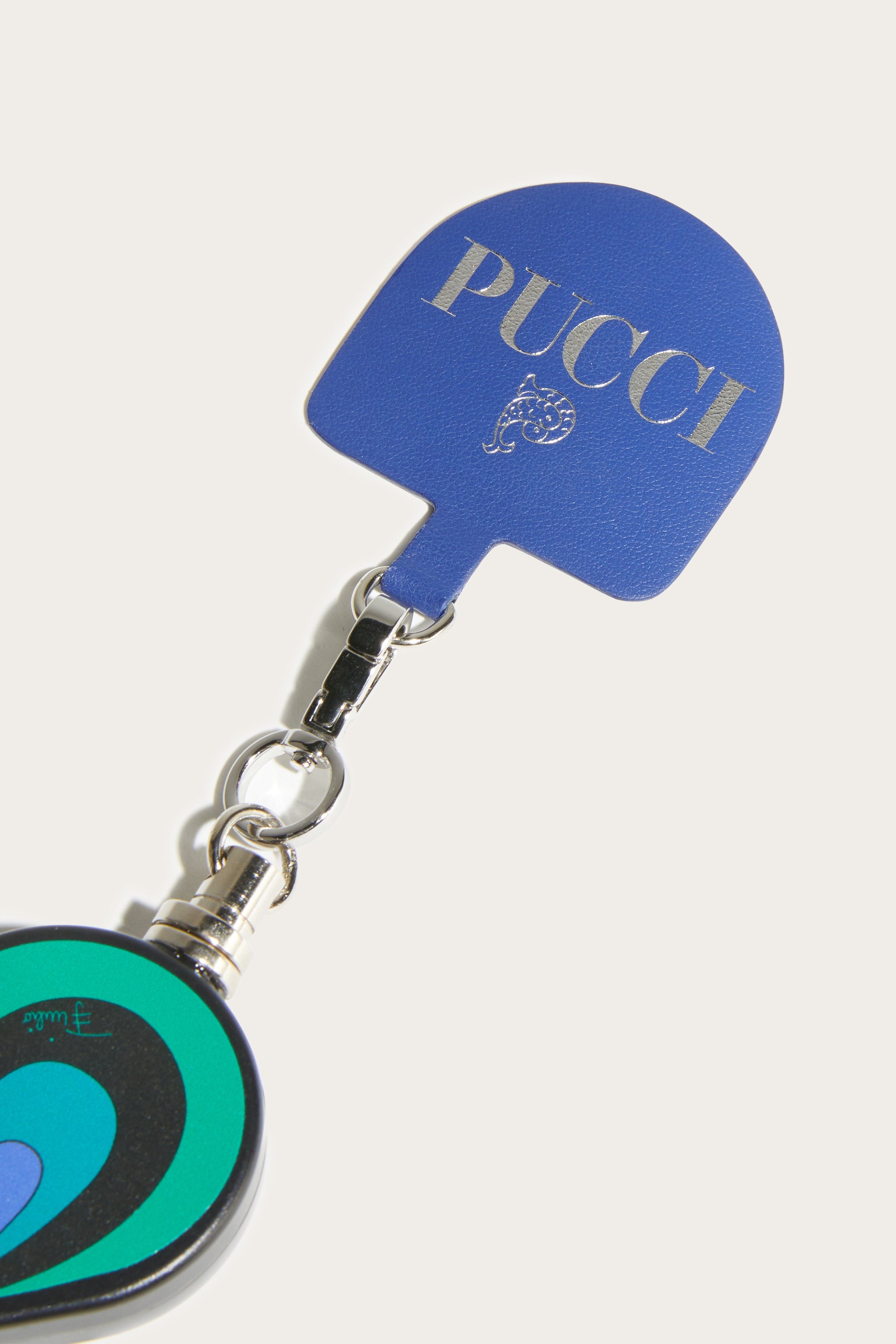 Emilio Pucci Phone Strap dragonne téléphone émeraude