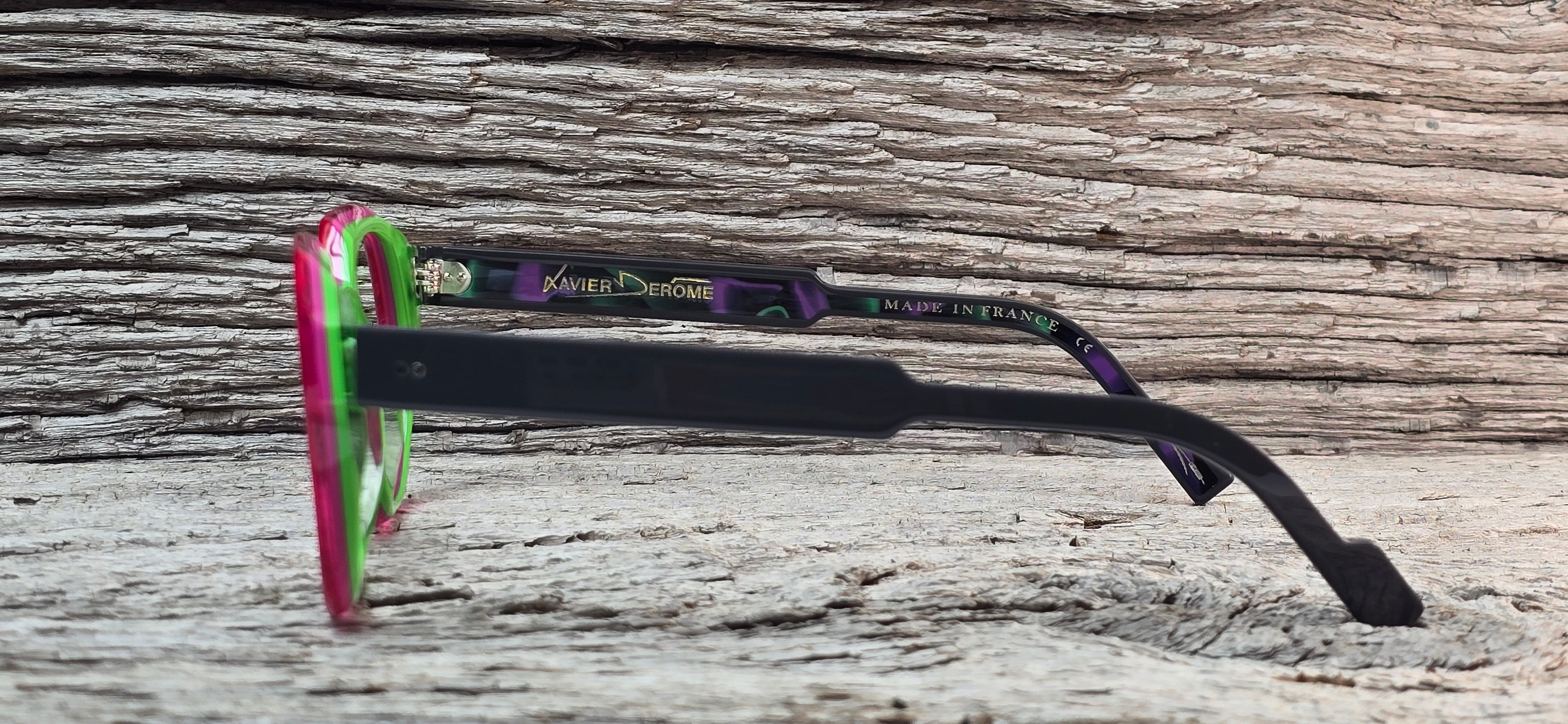 Xavier Derome Divine C296 lunettes de vue fuchsia rondes