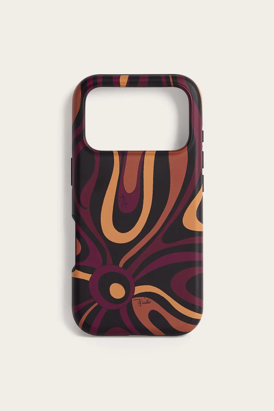 Emilio Pucci Custodia Marmo coque iPhone bordeaux