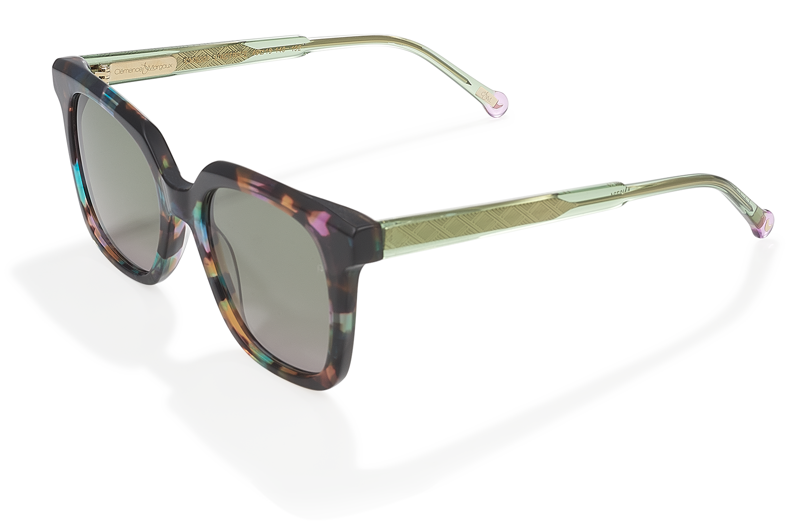 Clémence & Margaux L'Actrice lunettes de soleil écaille femme