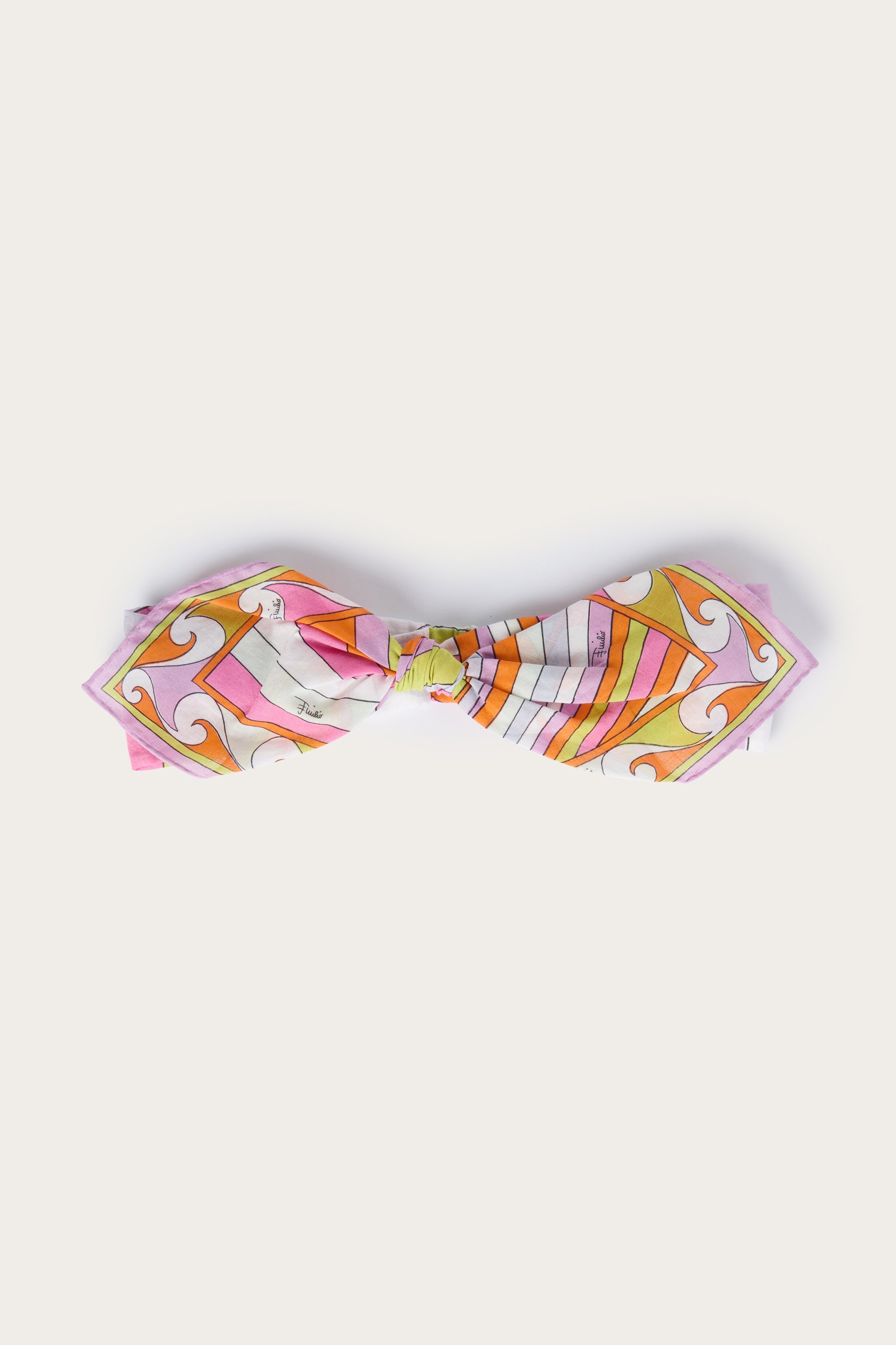 Emilio Pucci Iride bandeau cheveux coton multicolore