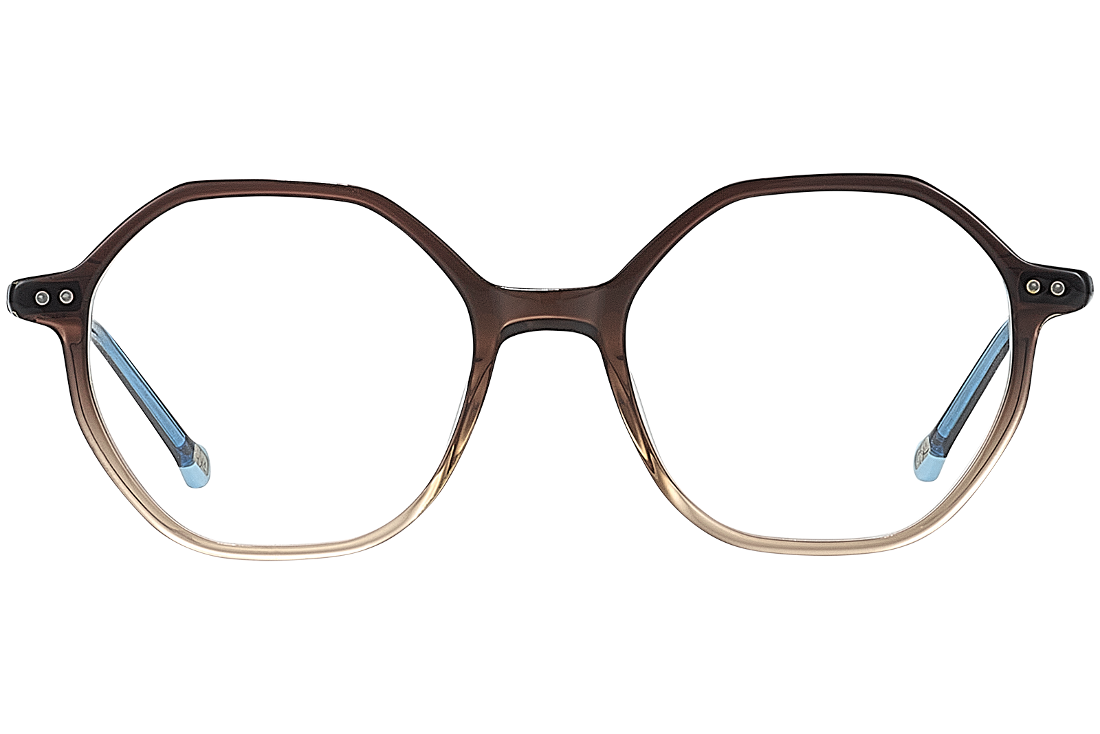 Clémence & Margaux La Réconciliante lunettes de vue Dégradé Brun & Gris