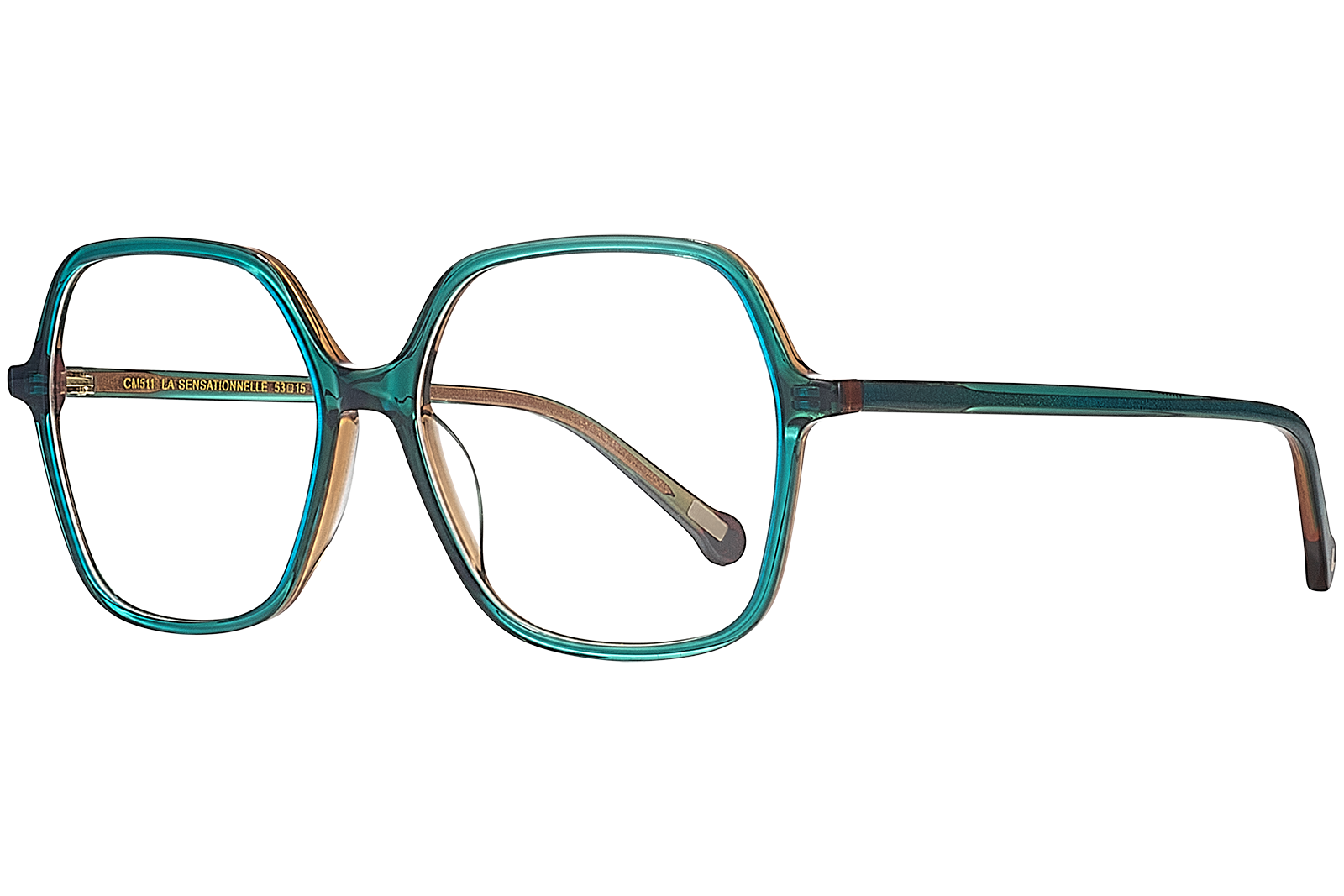 Clémence & Margaux La Sensationnelle lunettes de vue marbré carrée